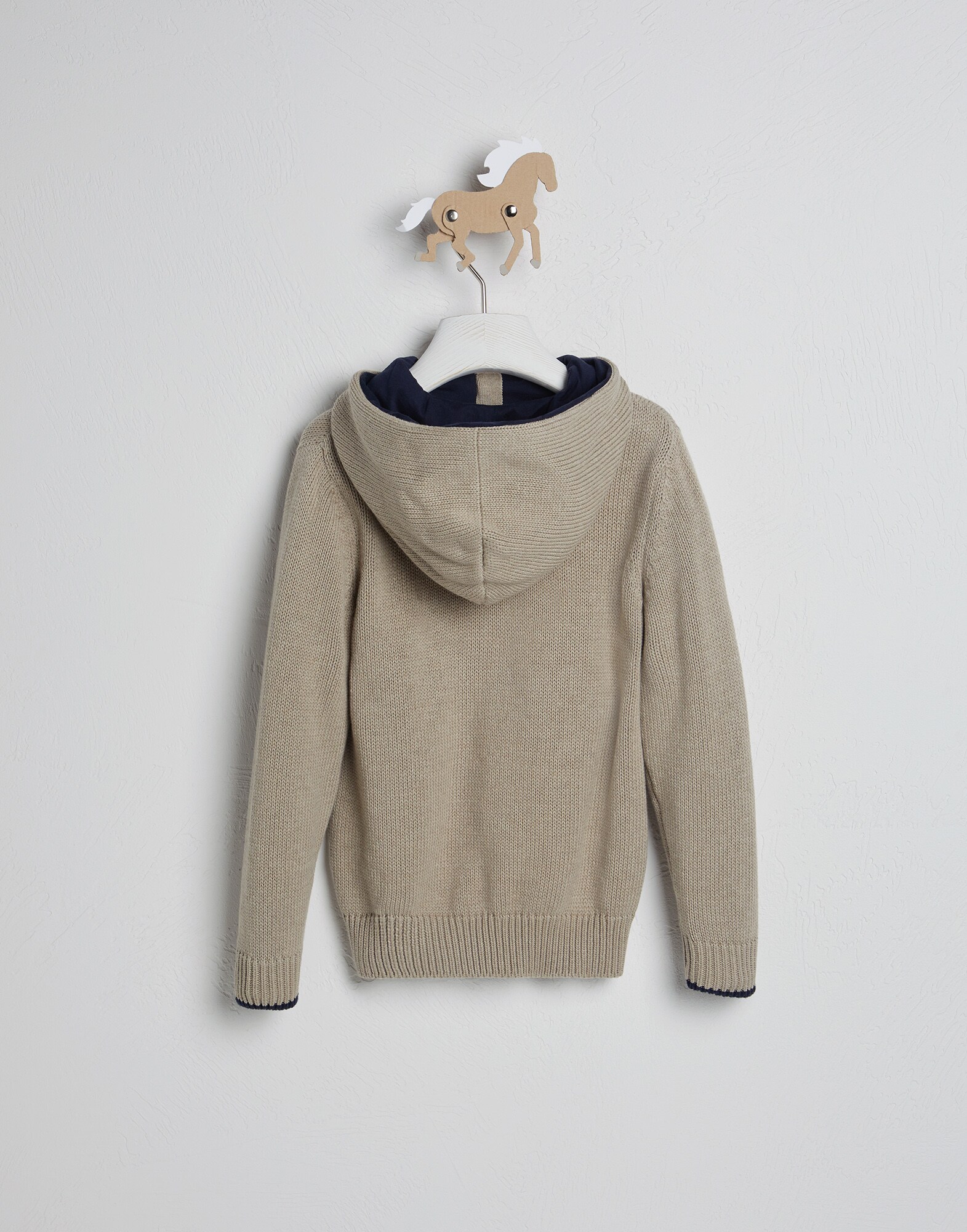 Hooded Cardigan - Back view