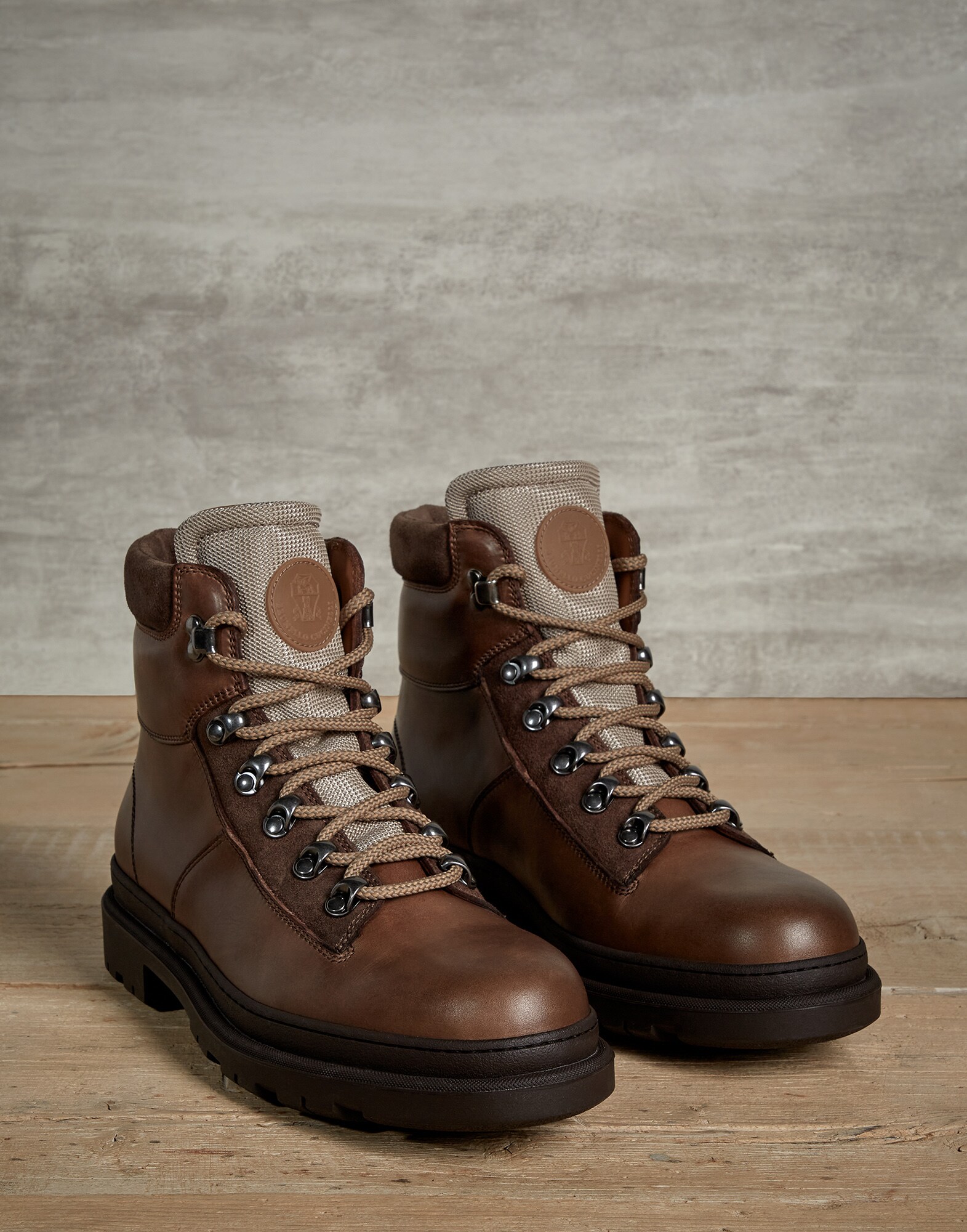 Mountain-style boot Brown Man - Brunello Cucinelli