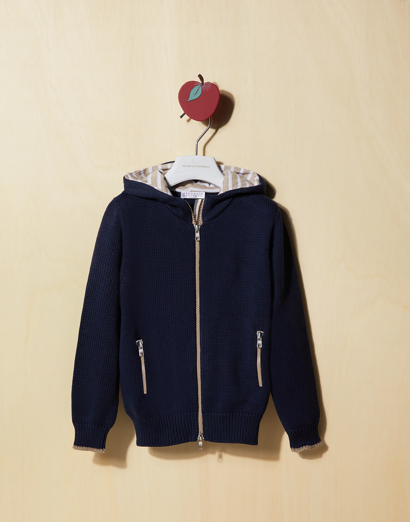 Hooded Cardigan - Front view
