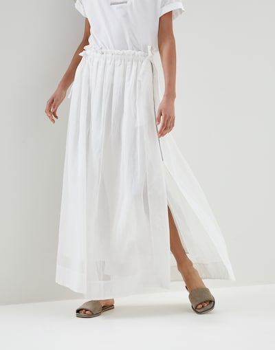 Full skirt White Woman - Brunello Cucinelli 