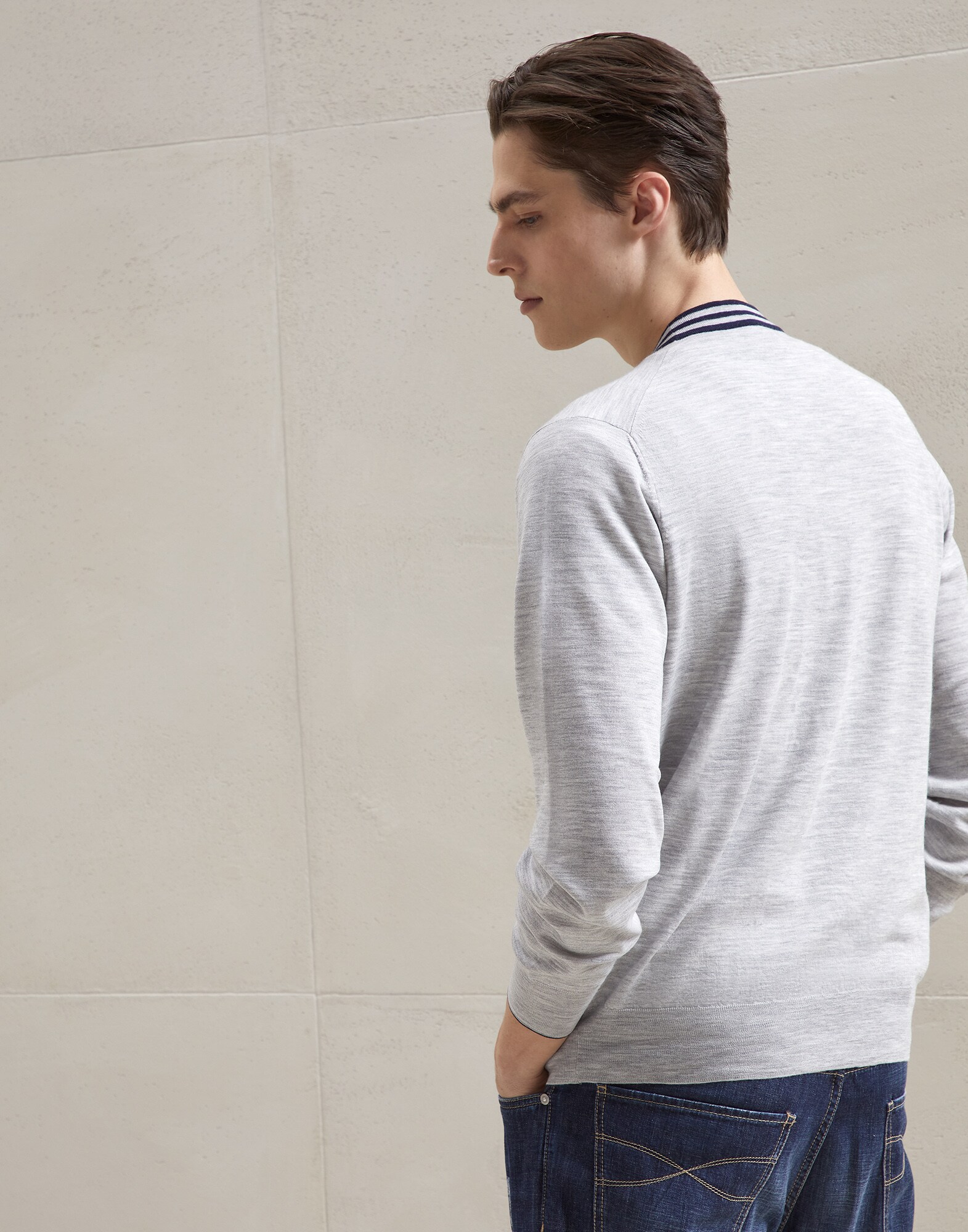 Button-front Cardigan - Back view