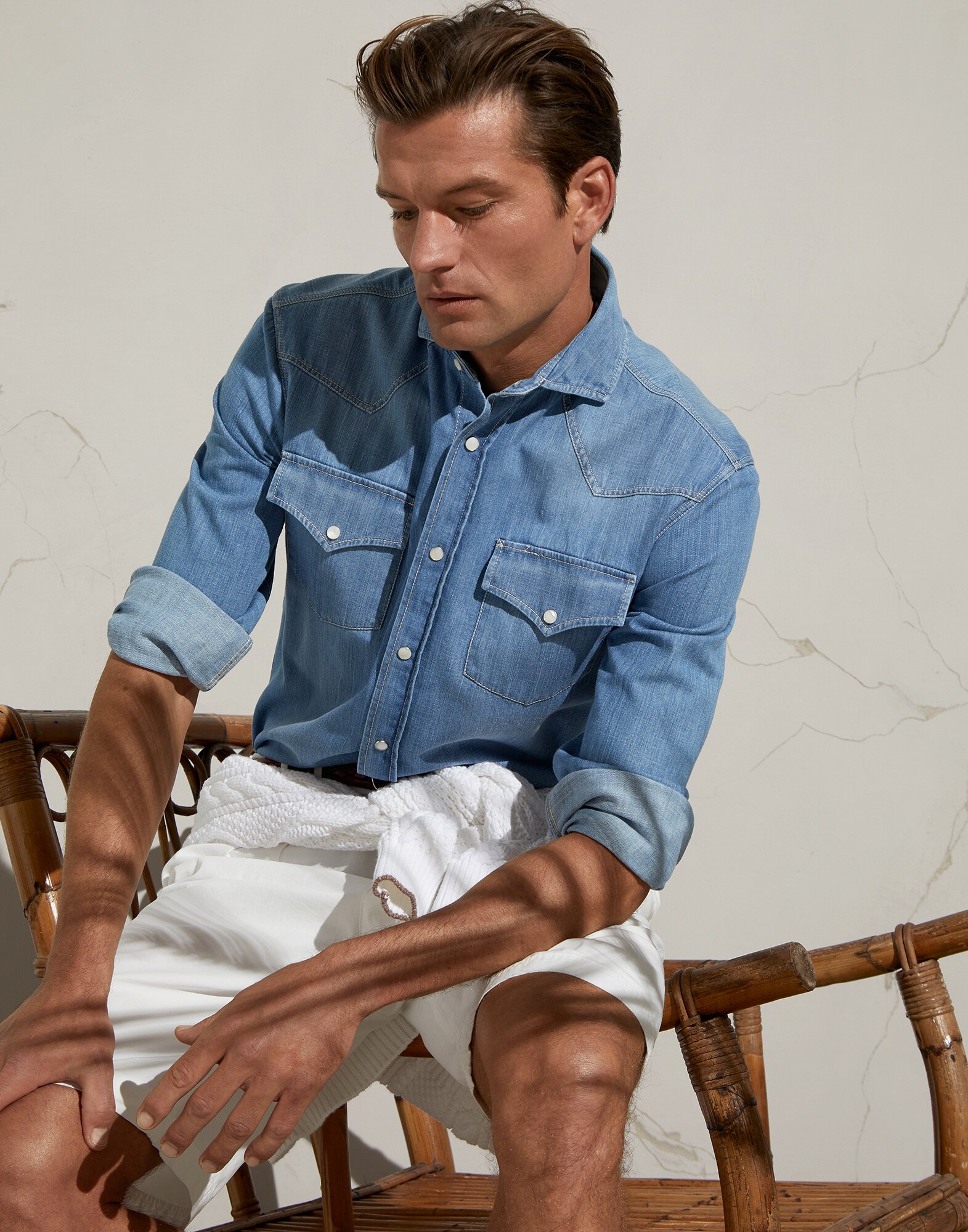 Chemise en Denim - Editorial