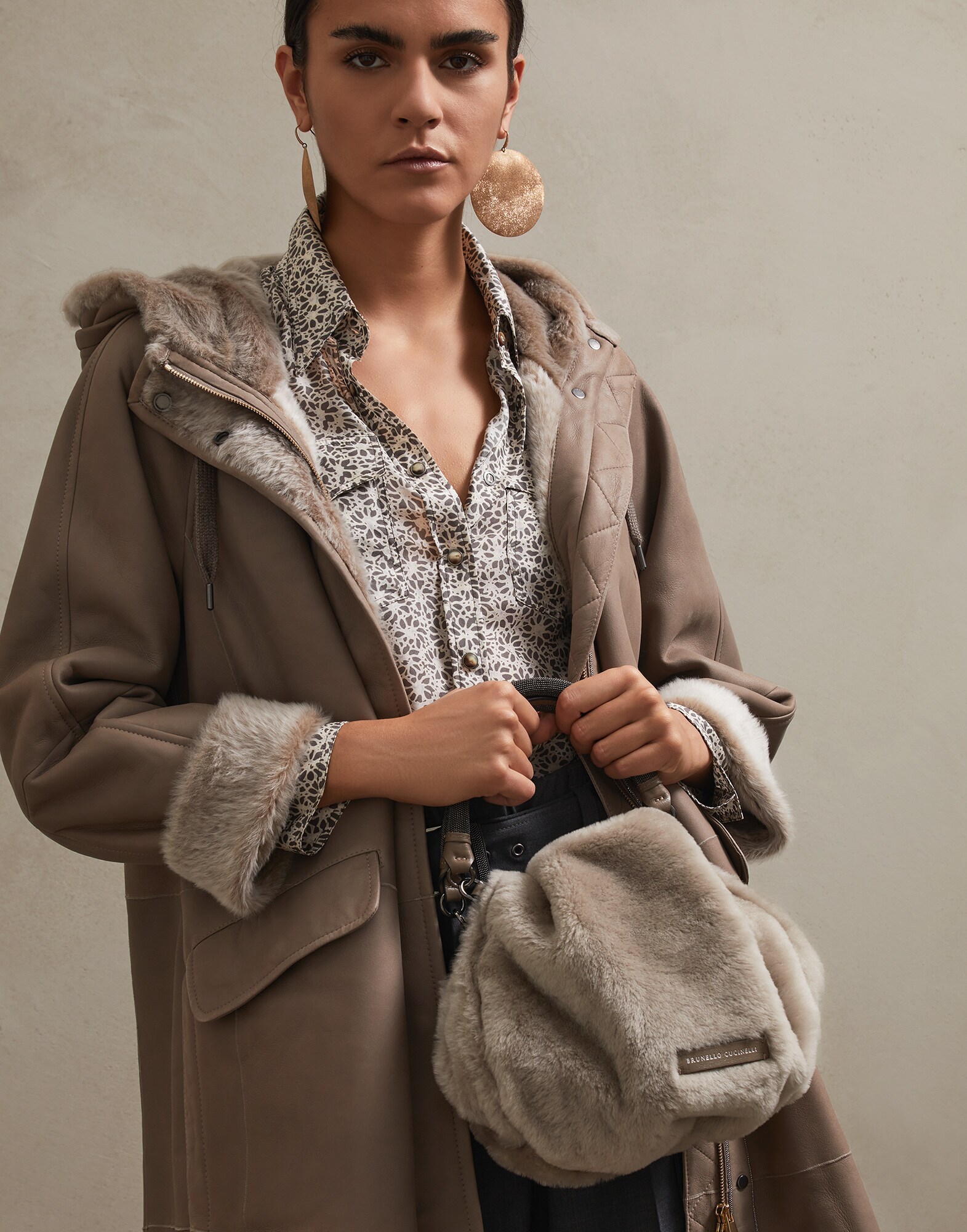 Shopper Bag Light Brown Woman 4 - Brunello Cucinelli