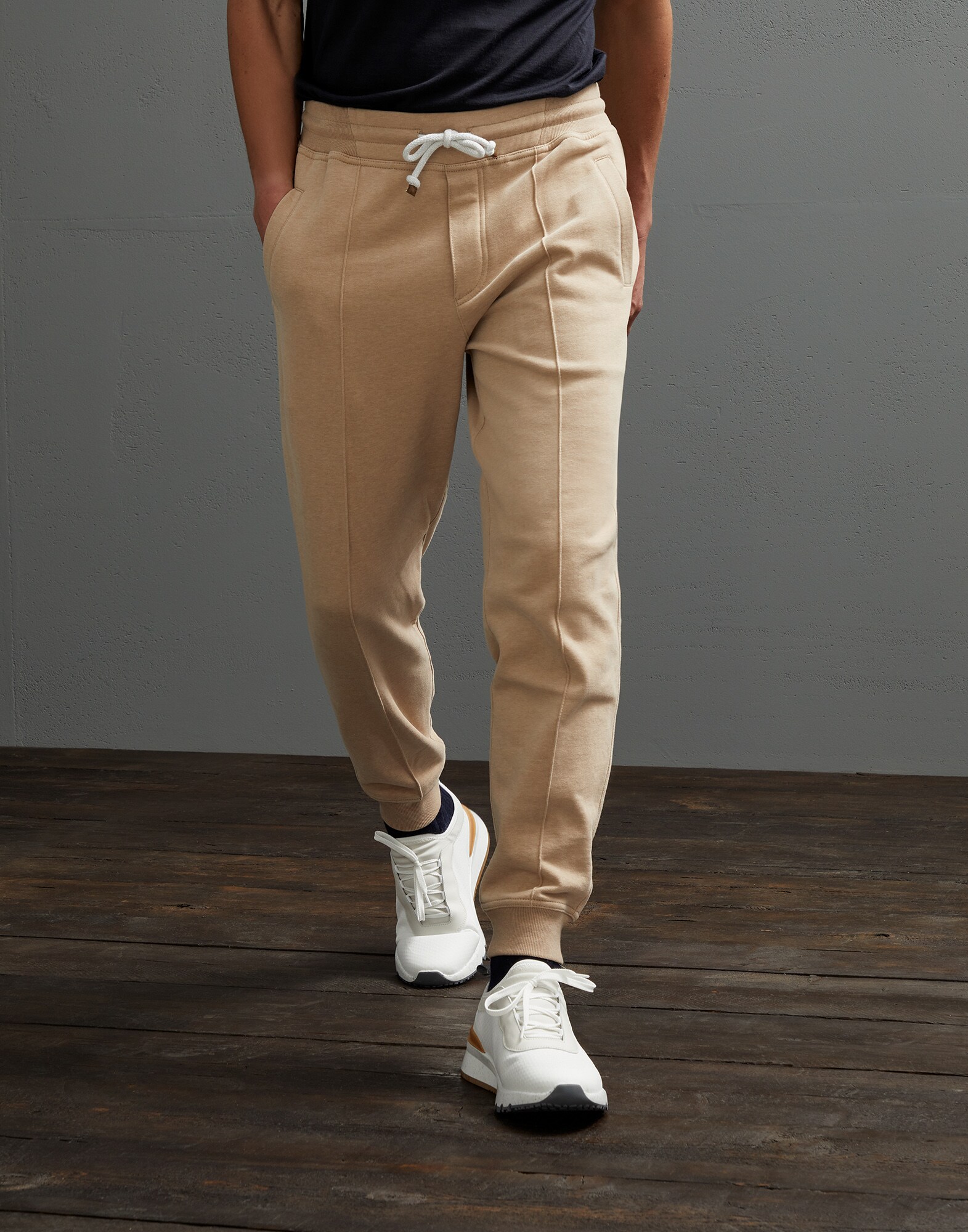 Pantalone in felpa Brown Uomo - Brunello Cucinelli