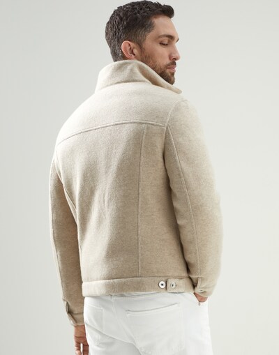 Knit Down Jacket - Back view