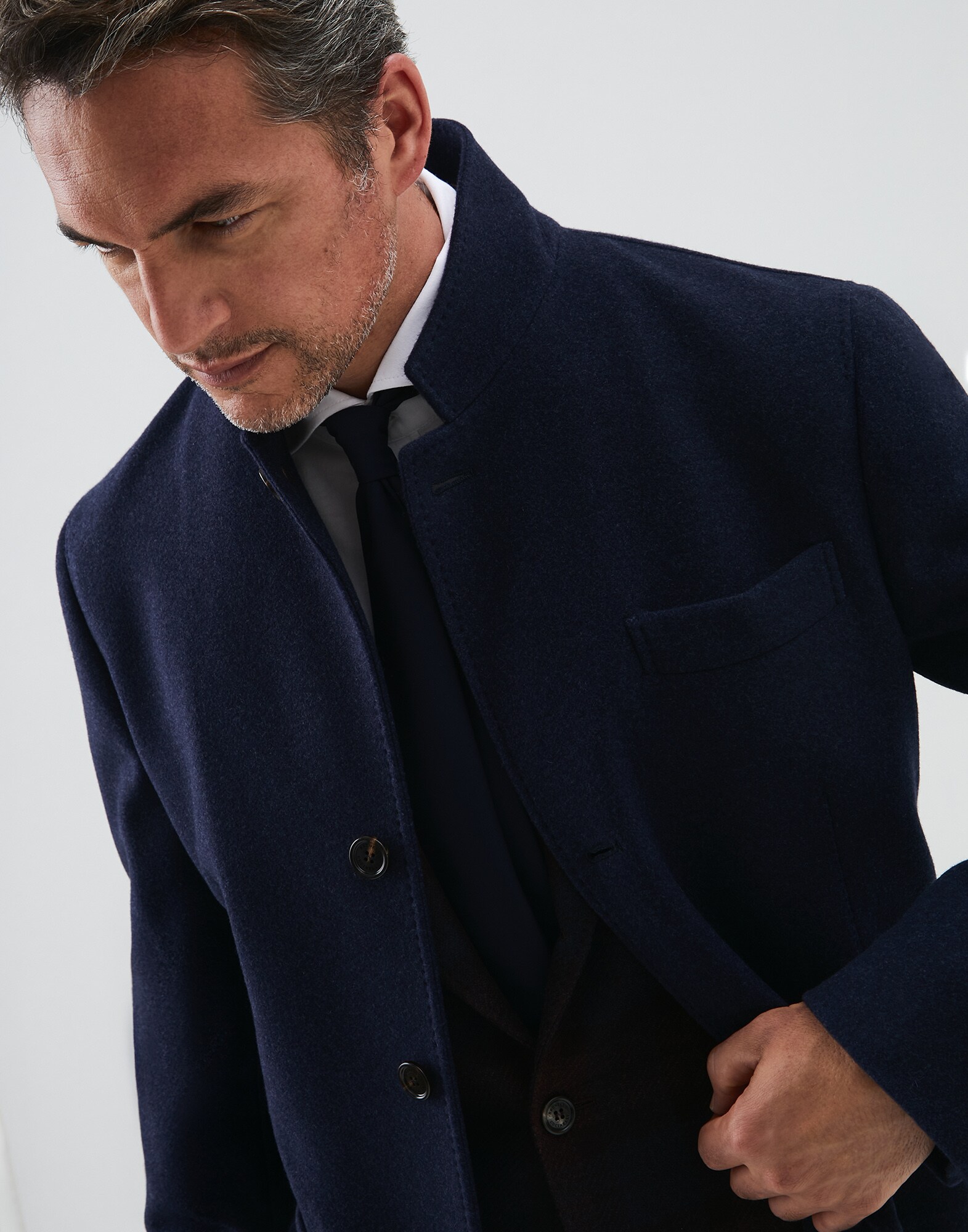 Jacket-style Outerwear Cobalt Man 3 - Brunello Cucinelli