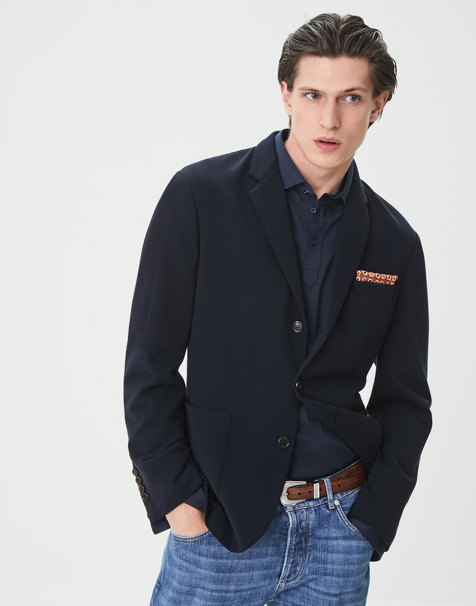 Chaqueta de Botonadura Simple - Front