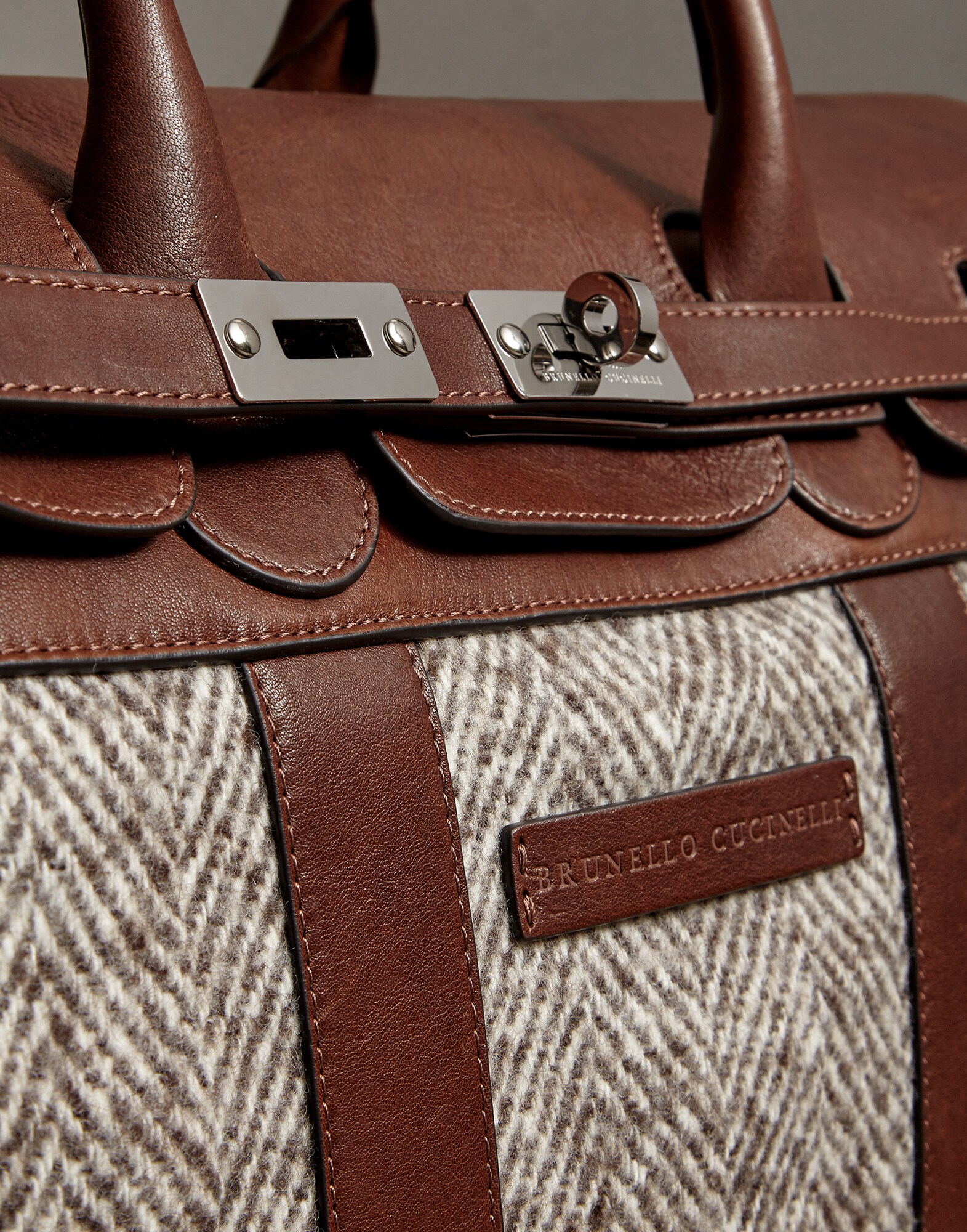 Travel Bag Brown Man 2 - Brunello Cucinelli