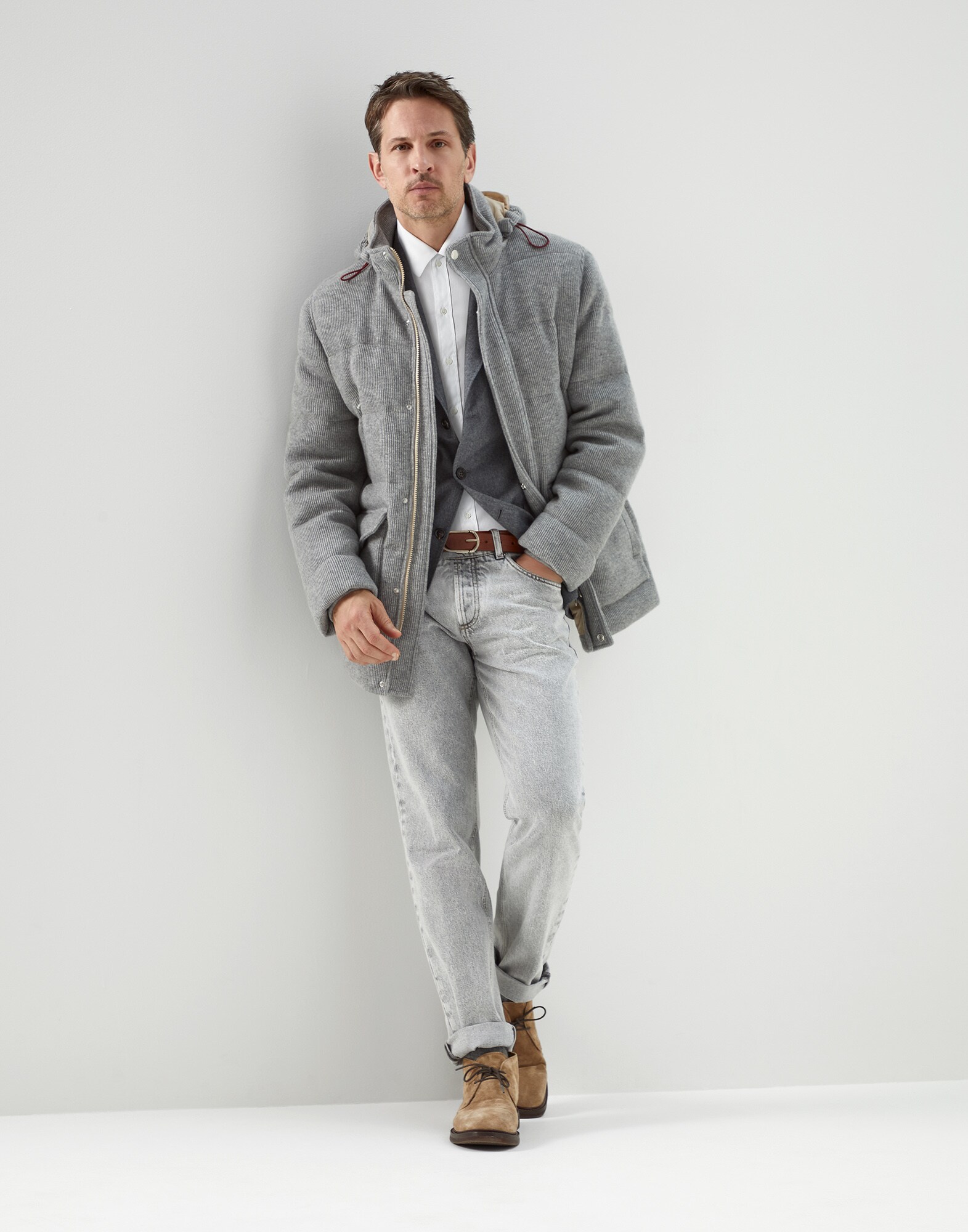 Knit Down Jacket - Full look