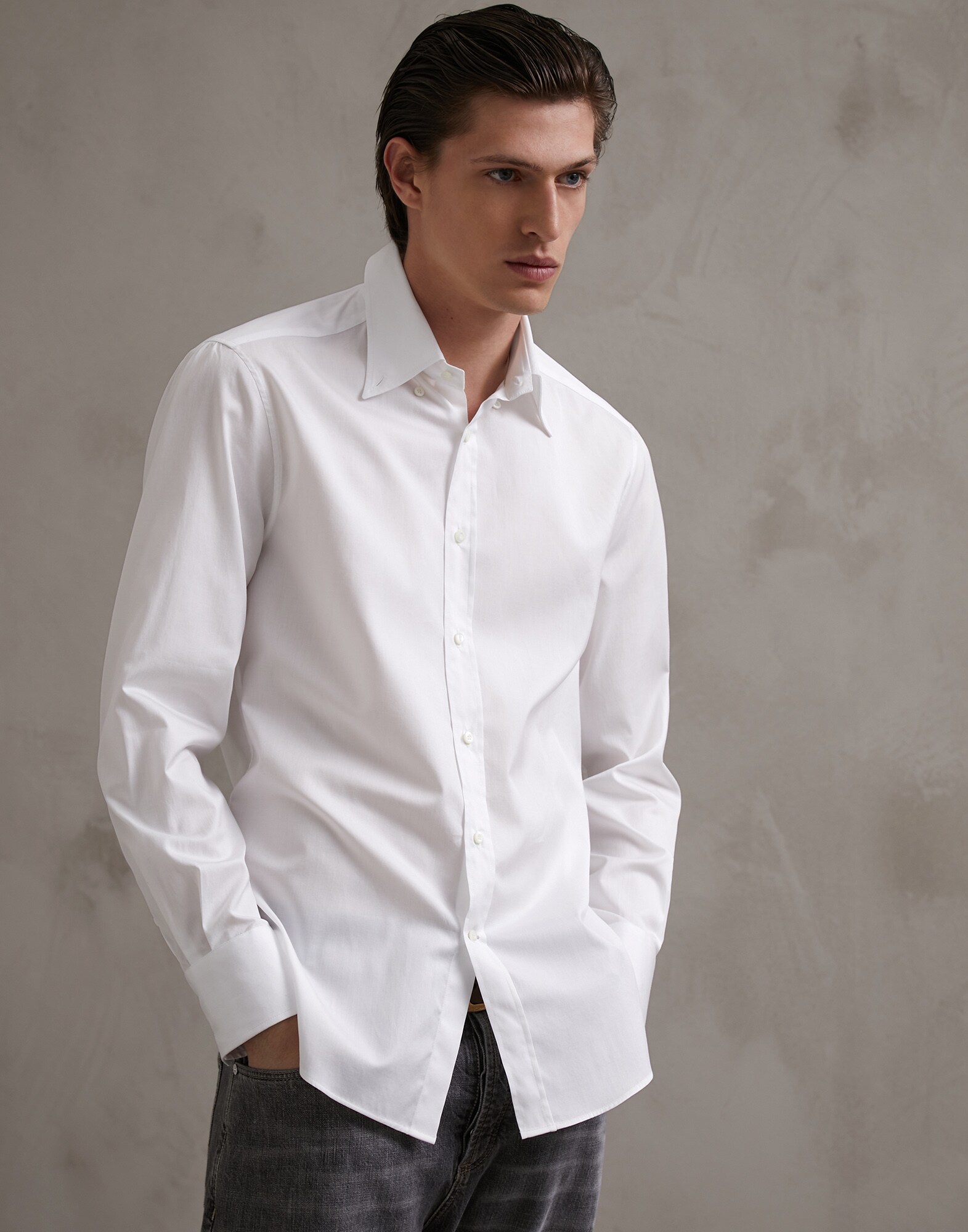 Button-Down-Hemd - Front