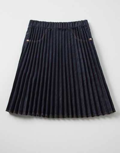 Skirt with monili Denim Girl - Brunello Cucinelli 