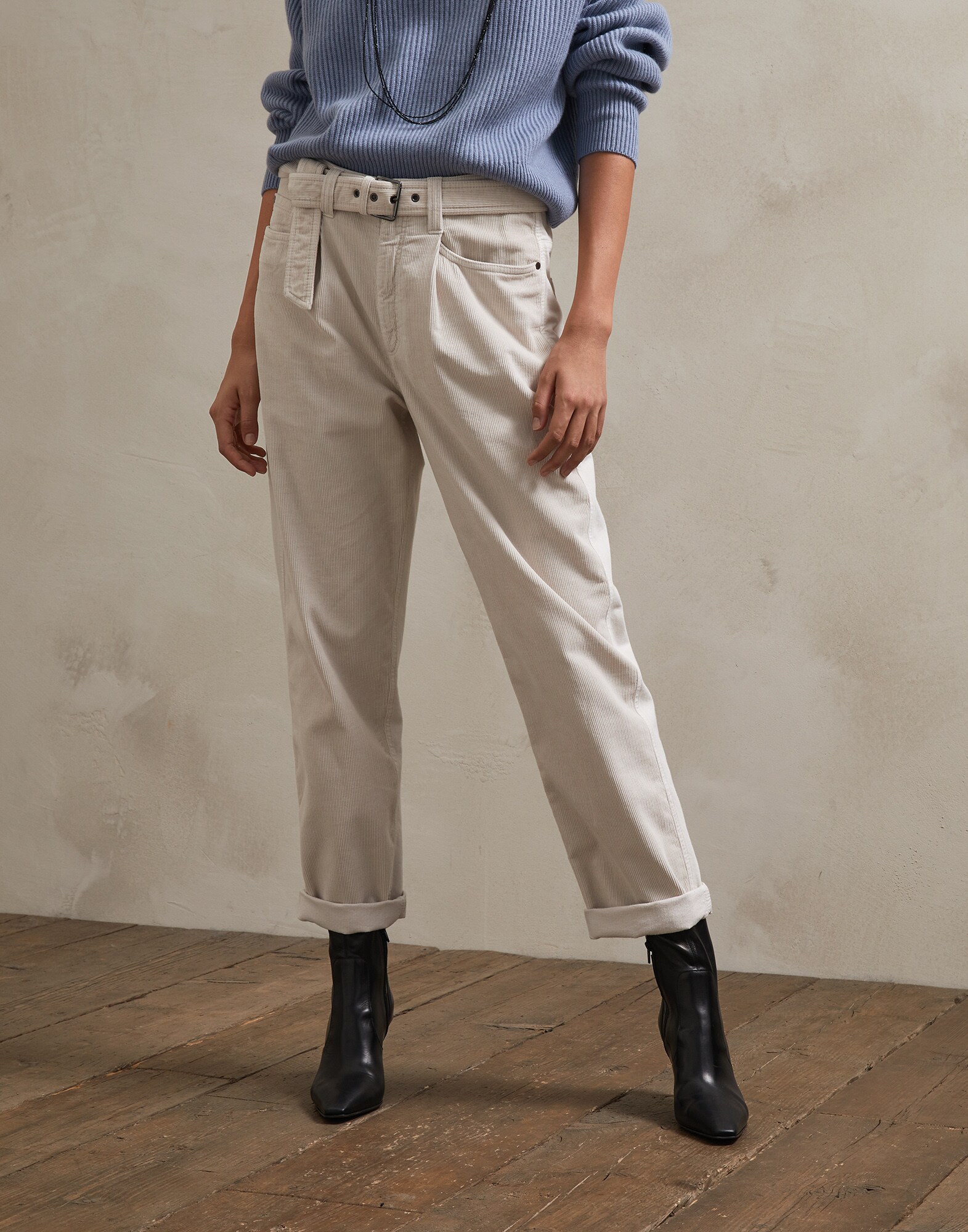 Trousers Snow Woman 0 - Brunello Cucinelli