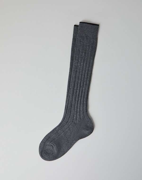 Long socks Dark Grey Man - Brunello Cucinelli 