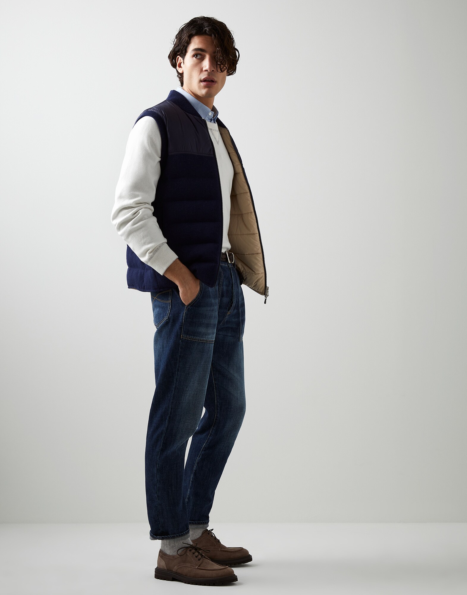 Knit Down Jacket - Full look