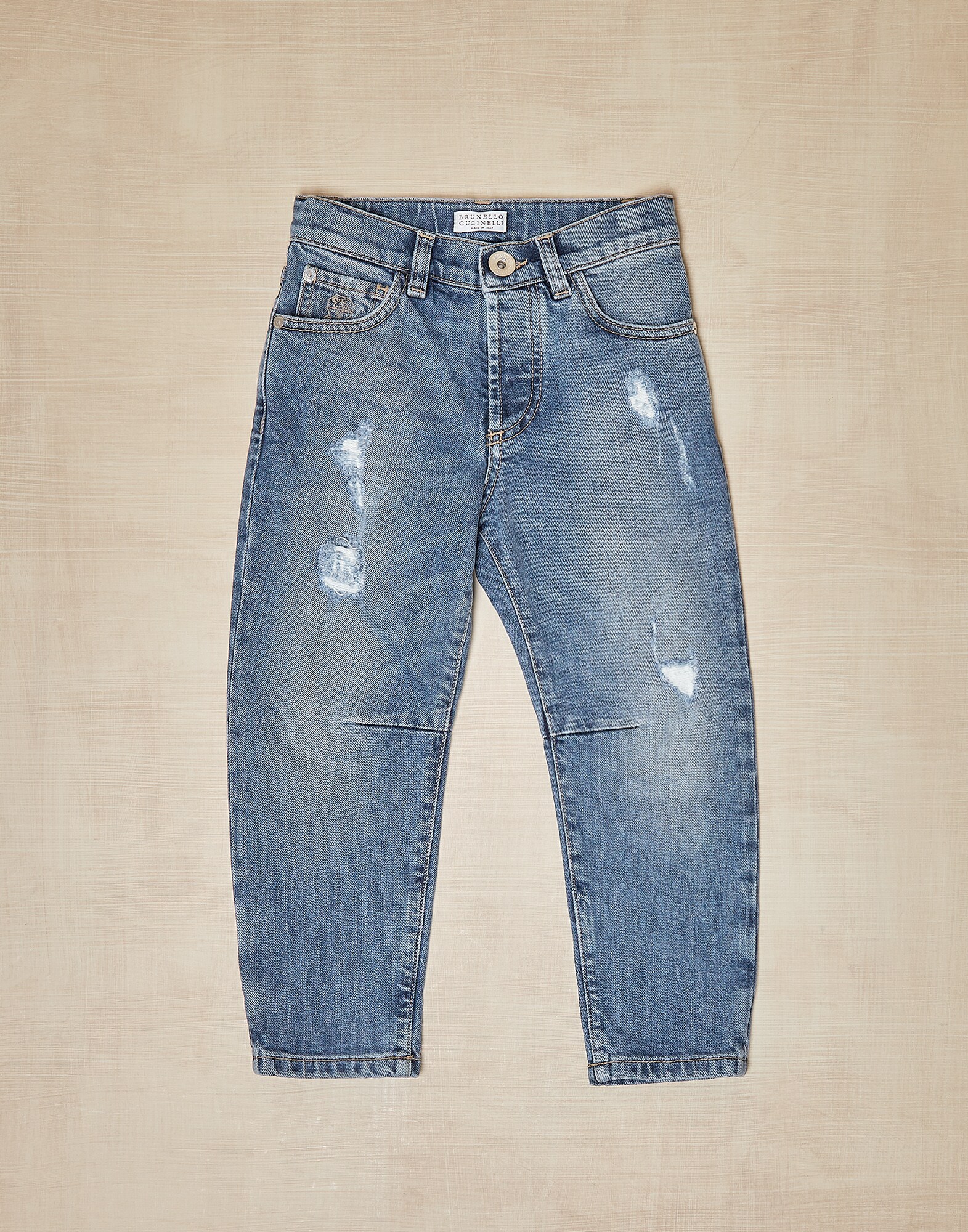 Denim trousers - Front view