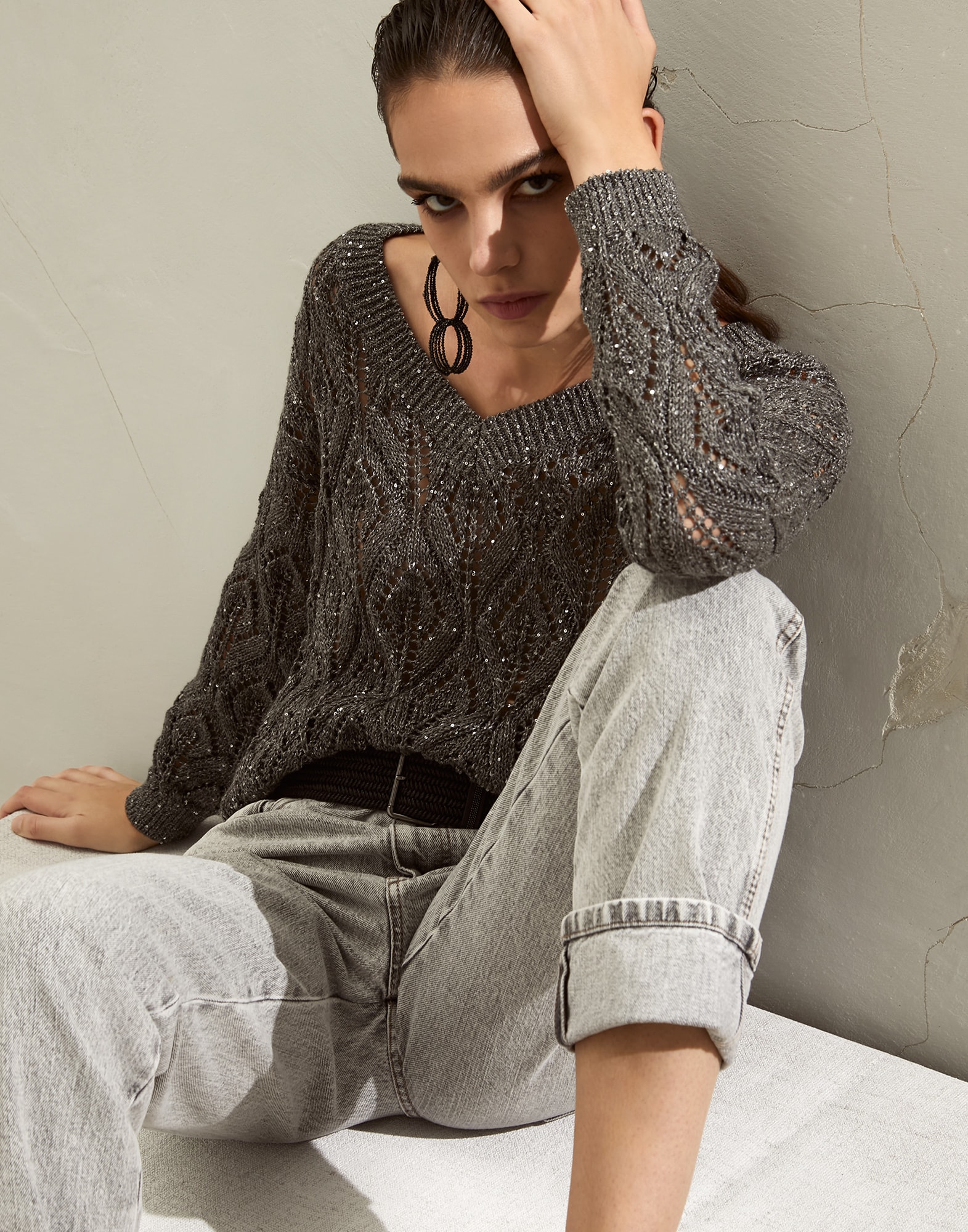 Jersey Escote Pico - Vista editorial