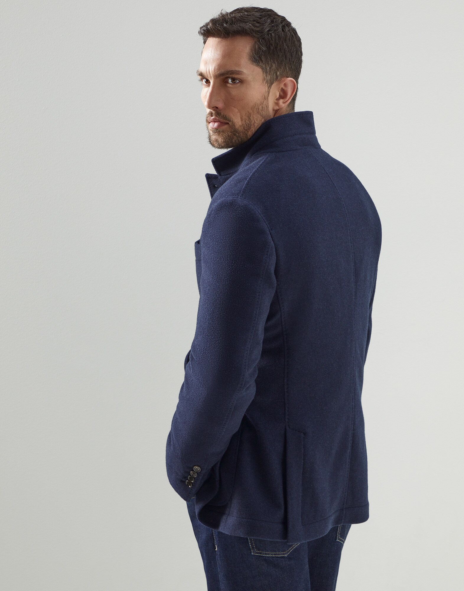 Blazer-style Outerwear - Back view