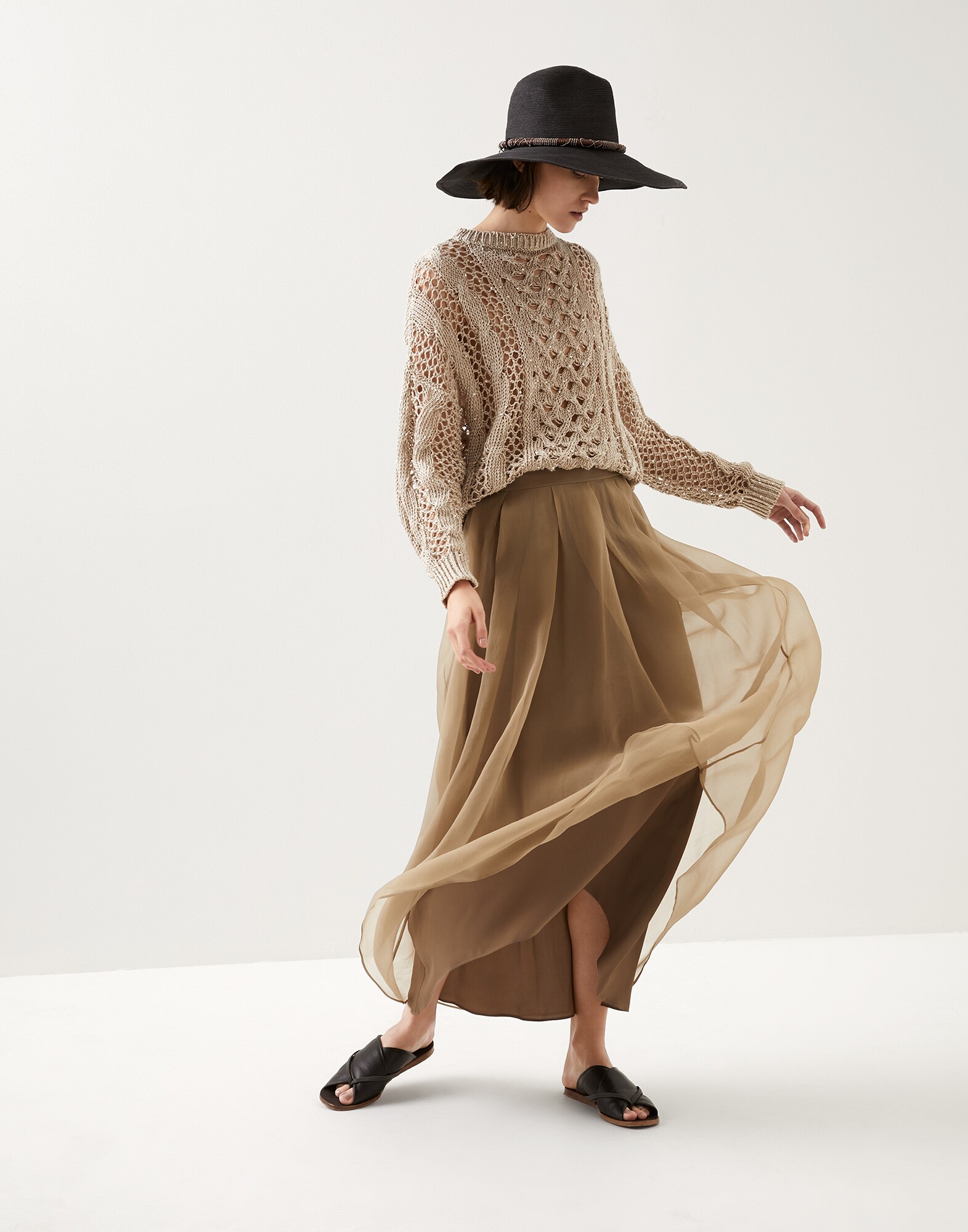 Maxifalda - Vista look completo