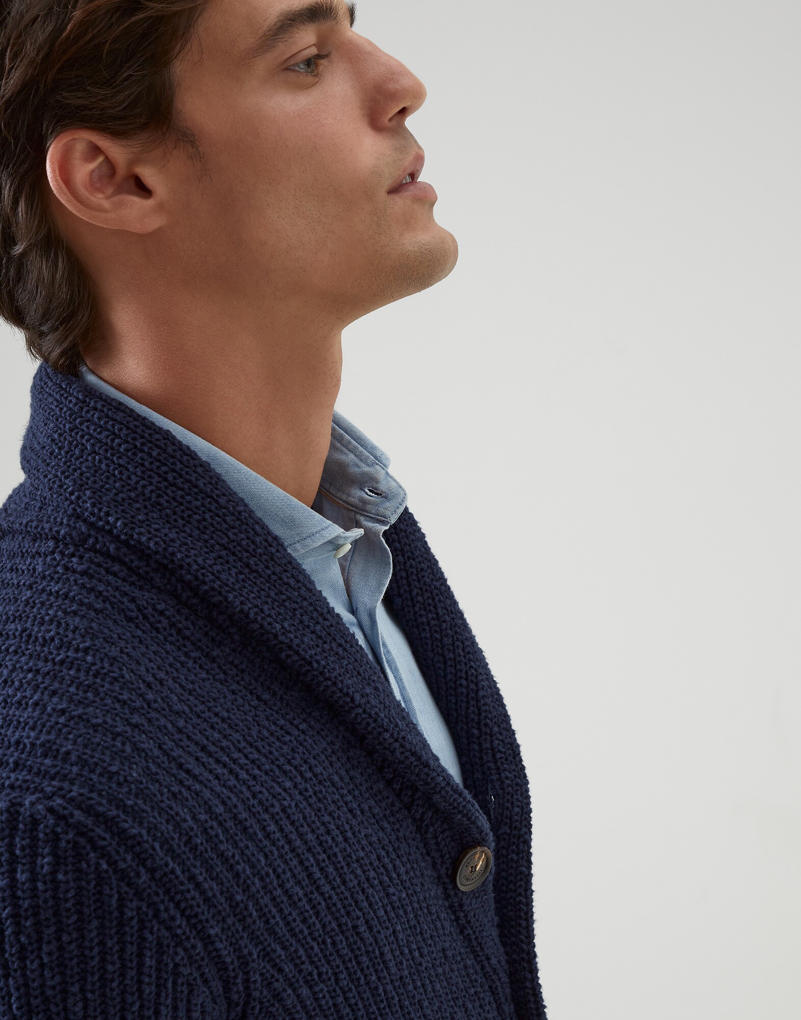 Button-front Cardigan - Detail view