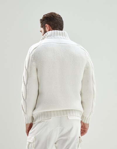 Zip-front Cardigan - Back view