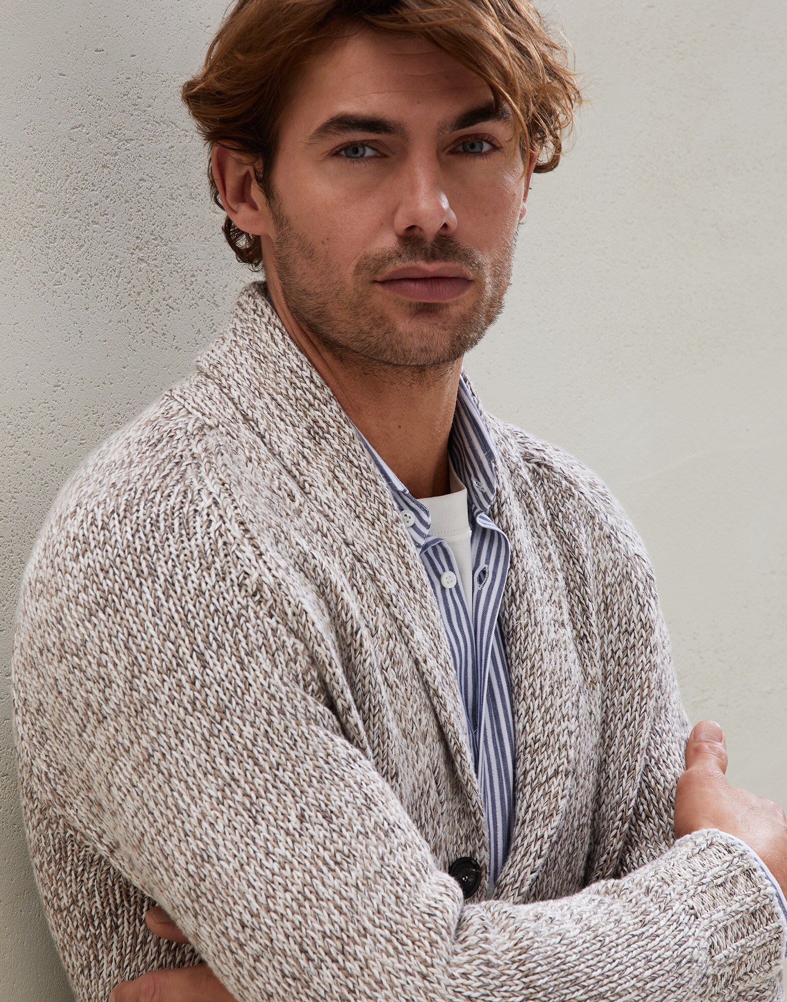 Button-front Cardigan - Detail view