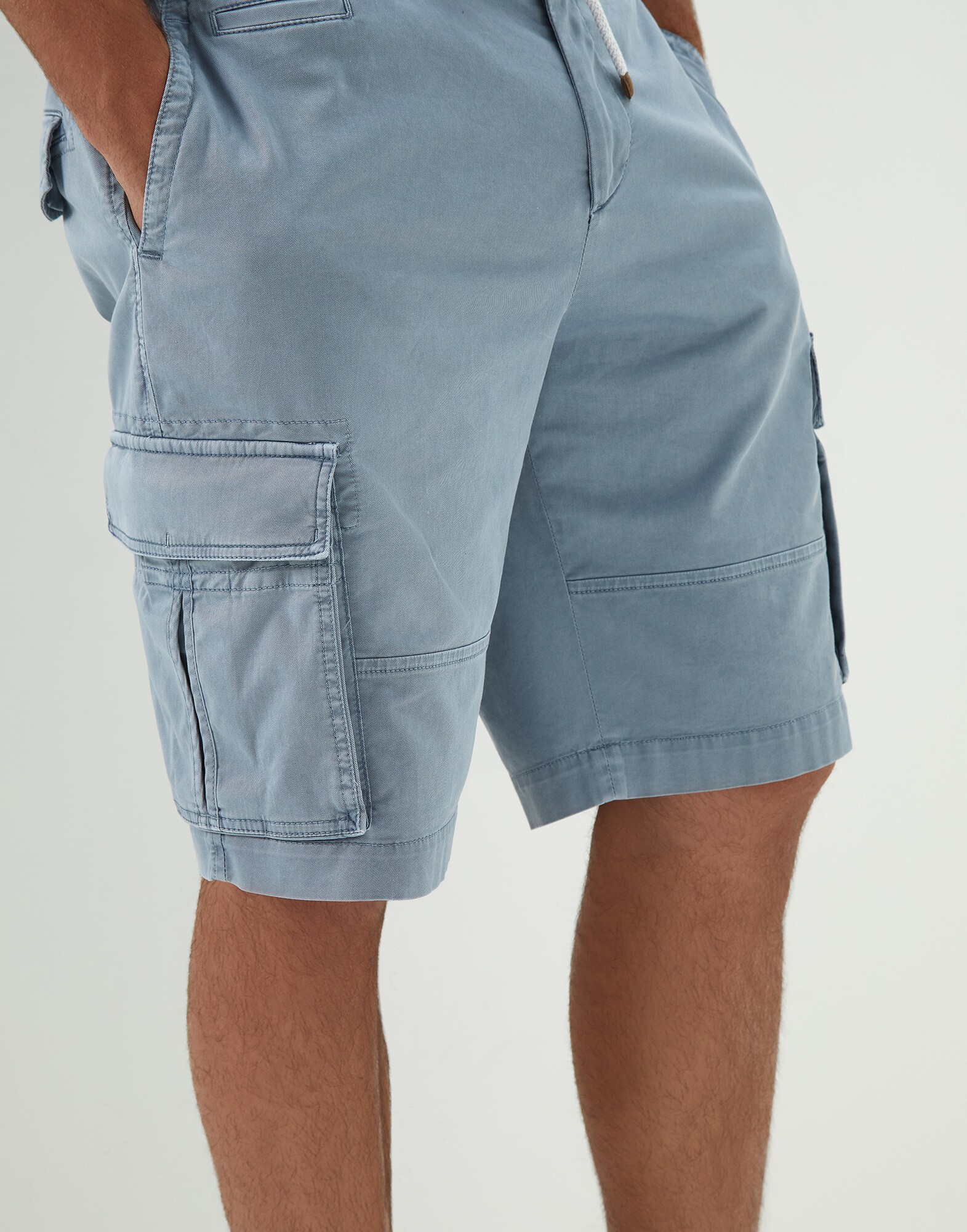 Shorts cargo de algodón Brunello Cucinelli de Algodón de hombre Hombre Ropa de Pantalones cortos de Bermudas cargo 
