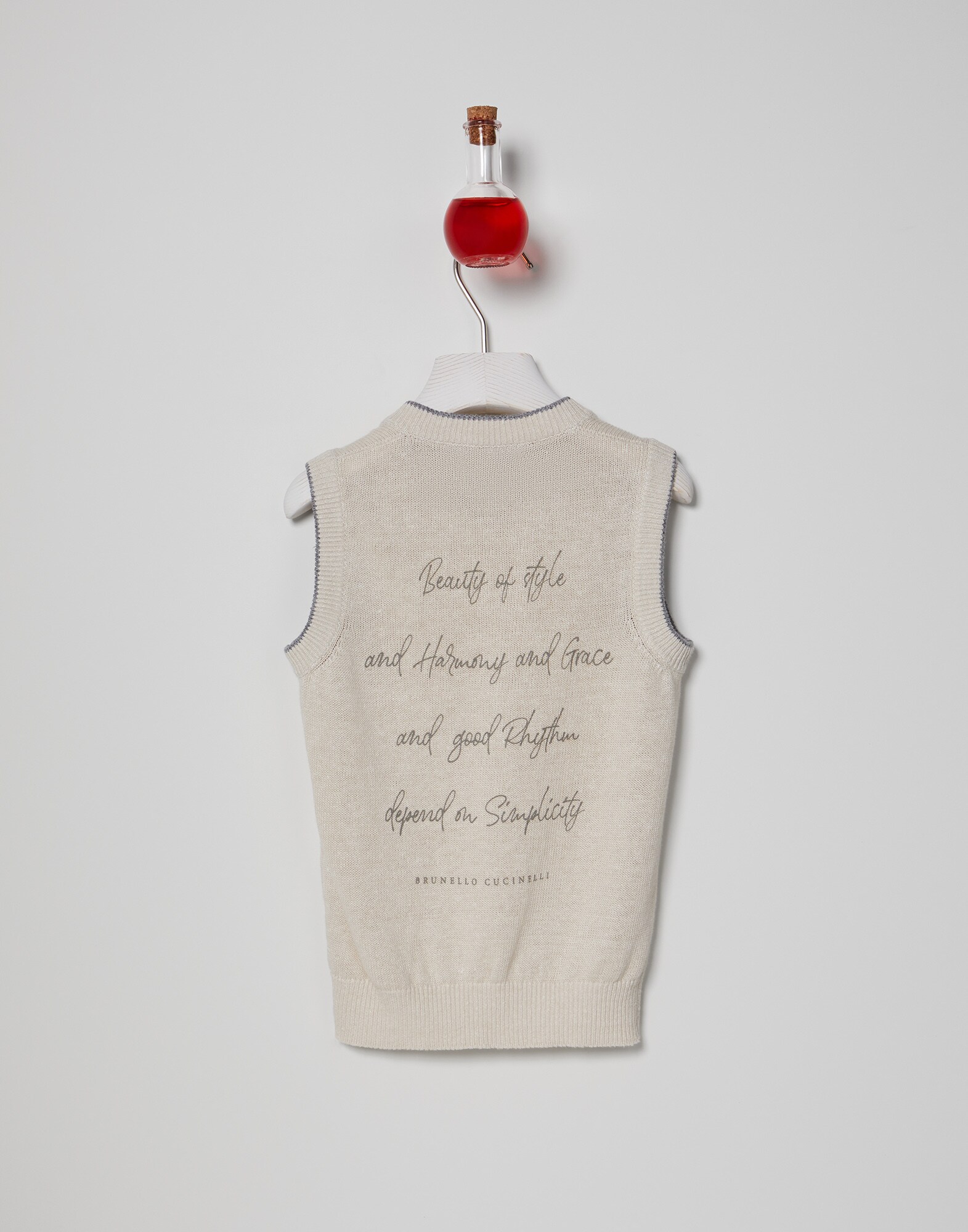 V-neck Sweater - Back view