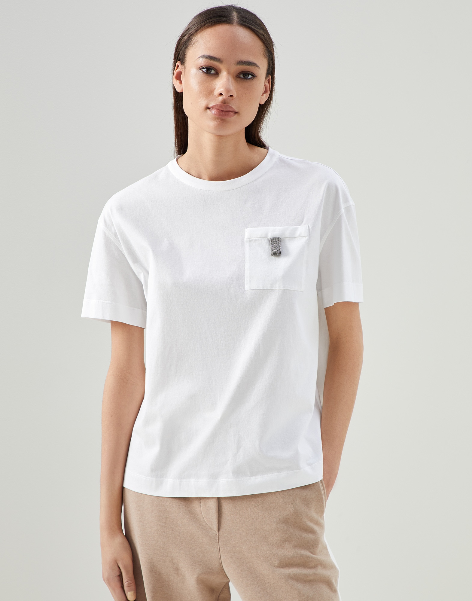 本物の ブルネロクチネリ Tシャツ - Tシャツ/カットソー(半袖/袖なし 