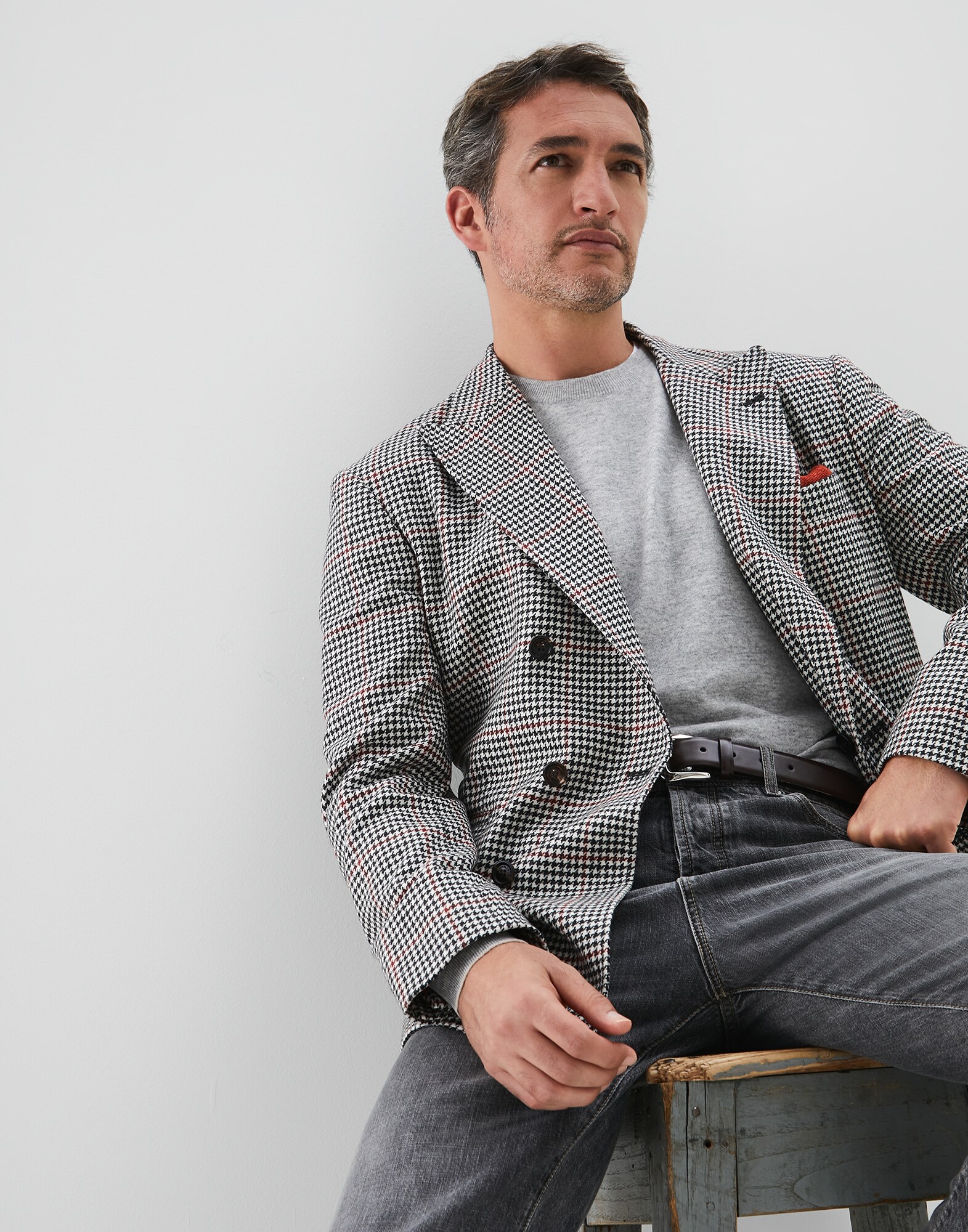 One-and-a-Half-Breasted Blazer - Editorial view