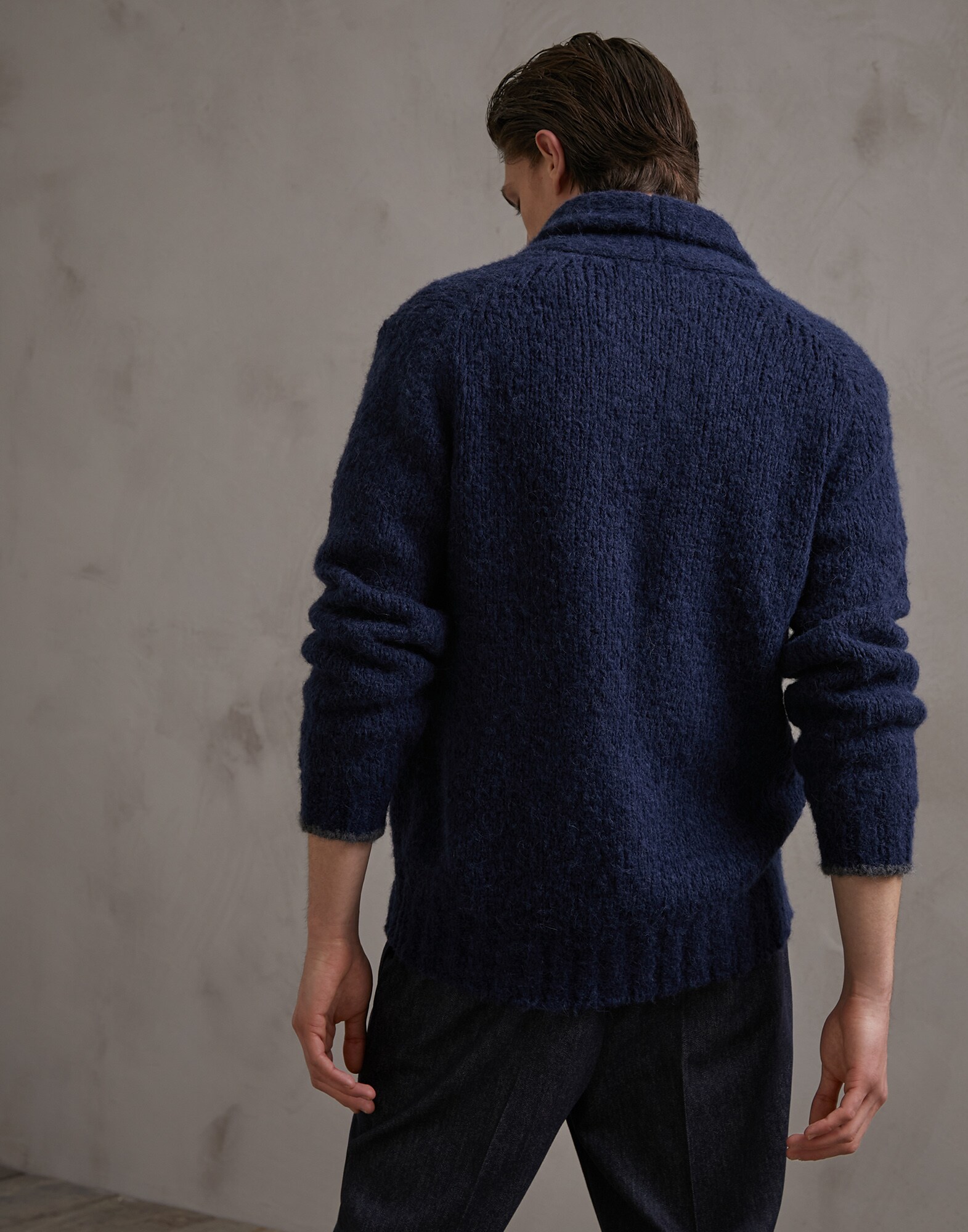 Shawl Collar Cardigan - Back