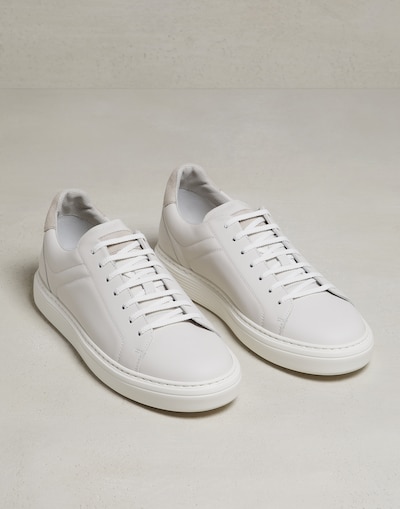 Calfskin sneakers White Man - Brunello Cucinelli 