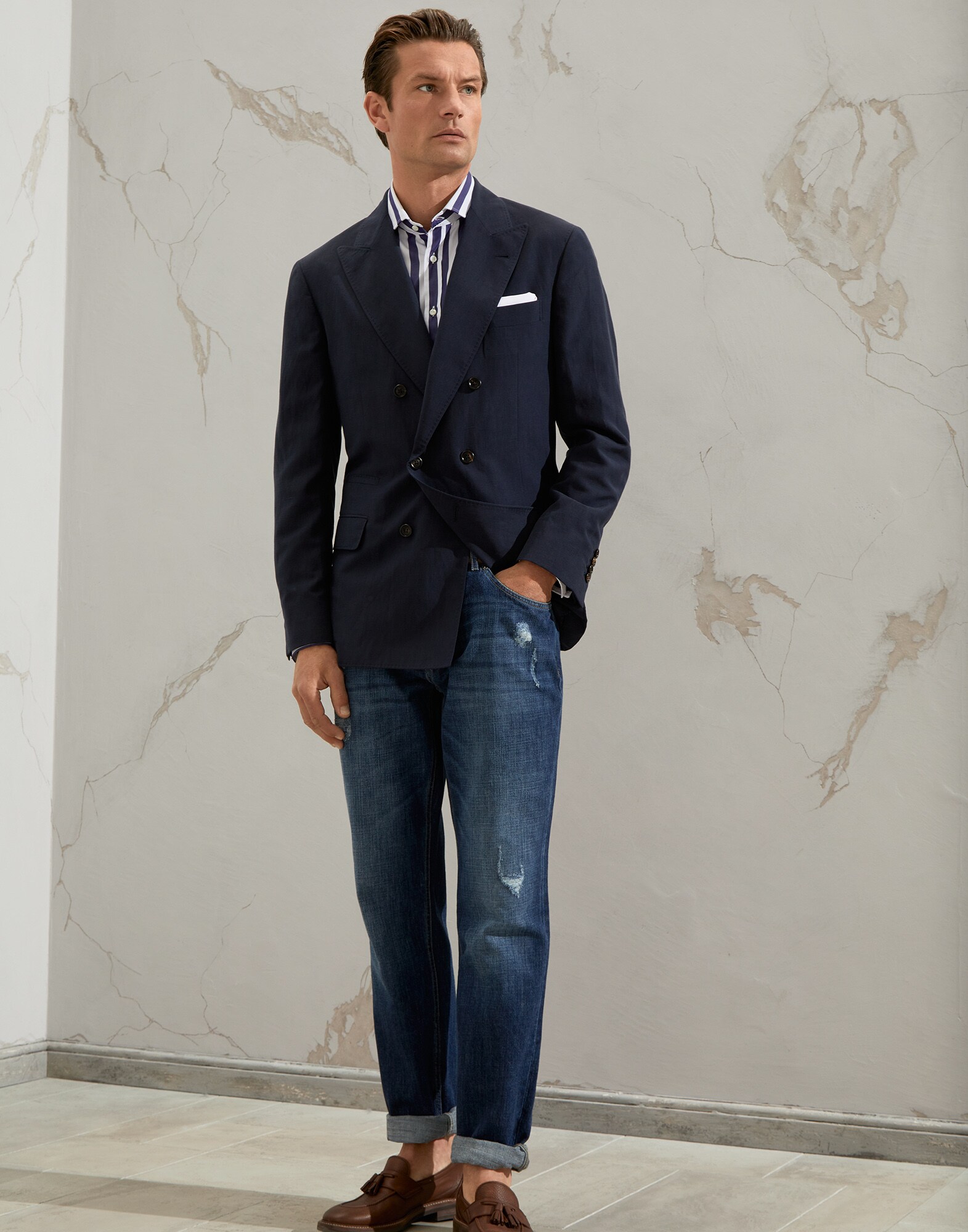 One-and-a-Half-Breasted Blazer - Look