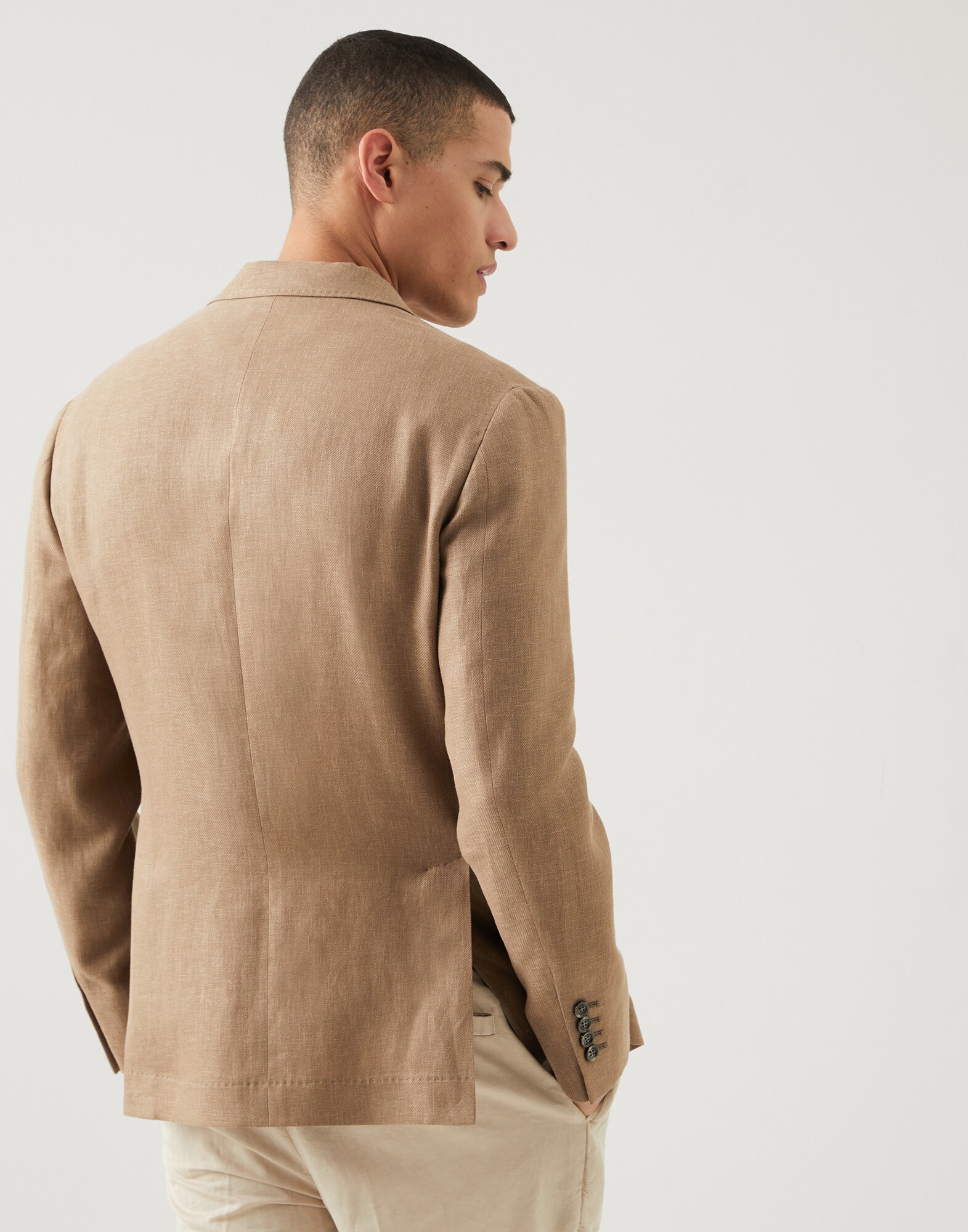 Single Breasted Blazer - Back view