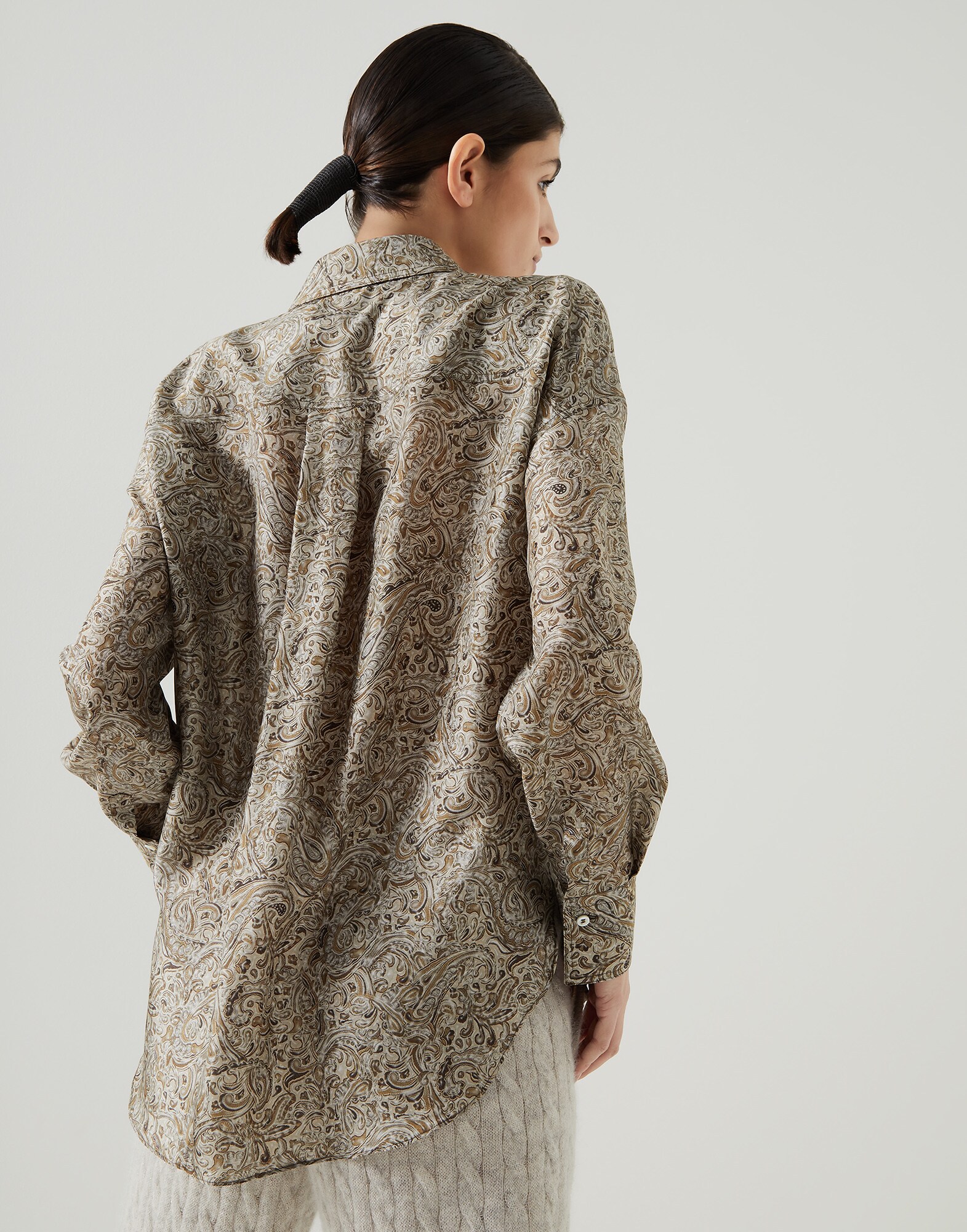 Silk Shirt - Back view