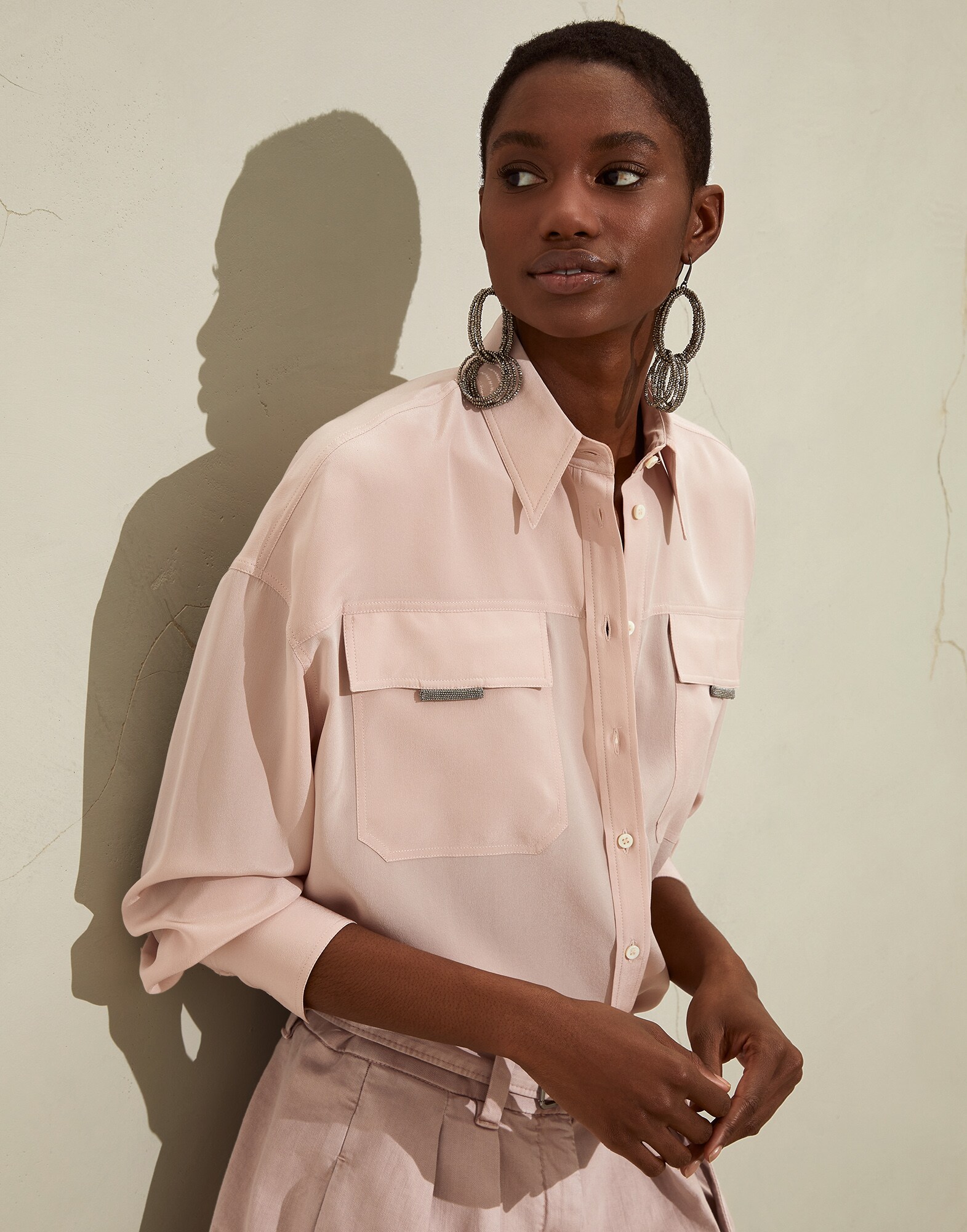 Chemise en Soie - Vue éditoriale