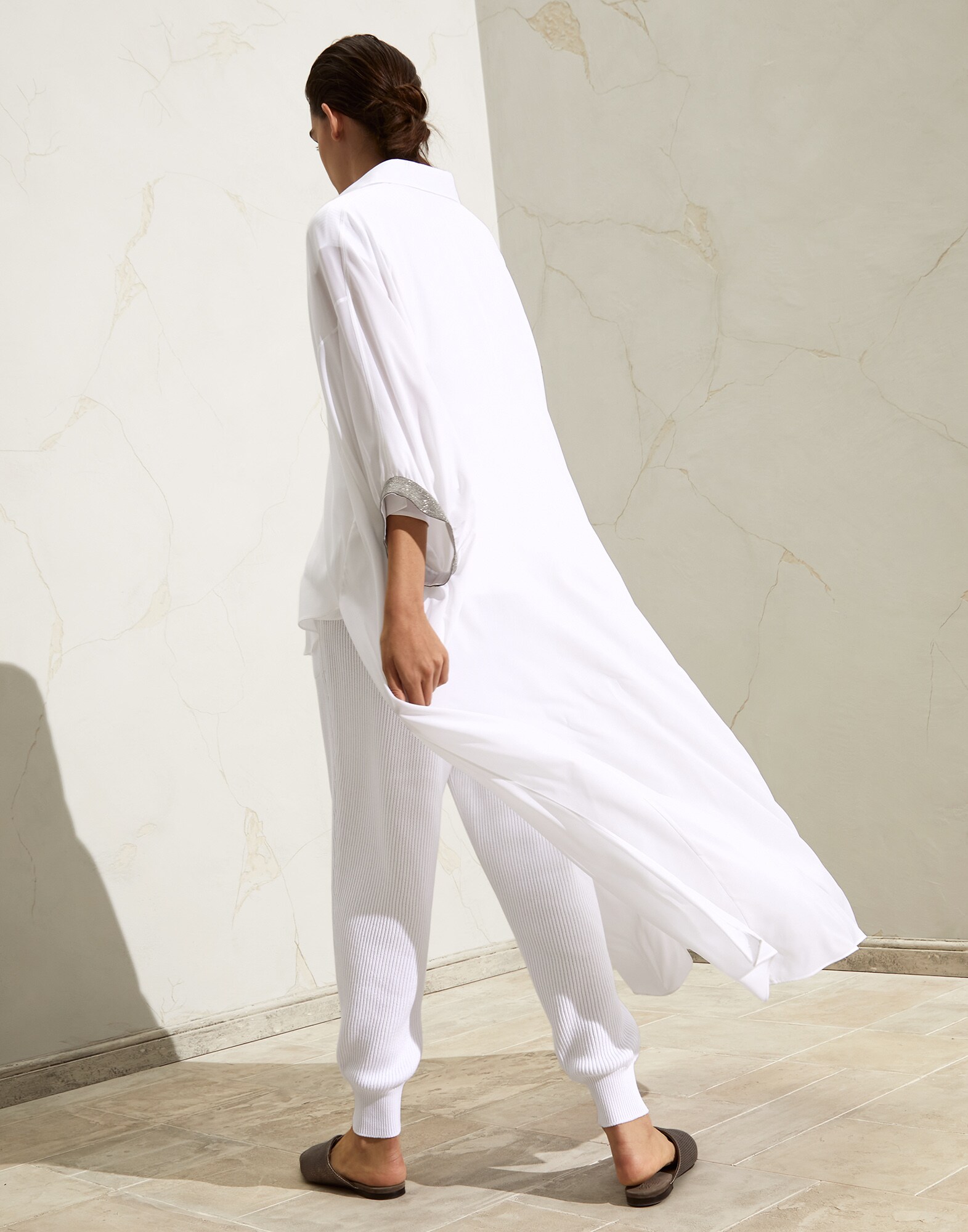 Silk Shirt - Back view