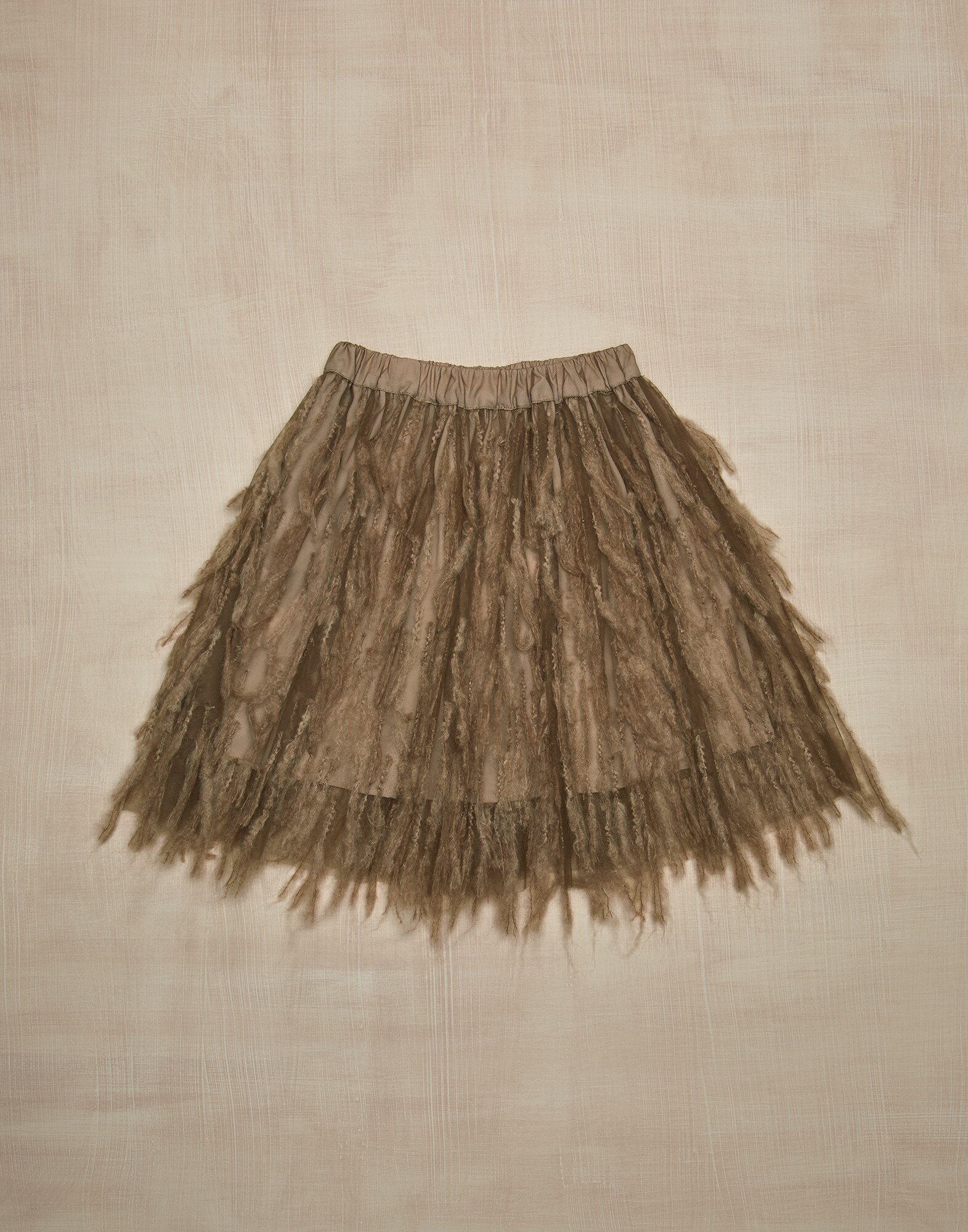 Skirt Light Brown Girl 1 - Brunello Cucinelli