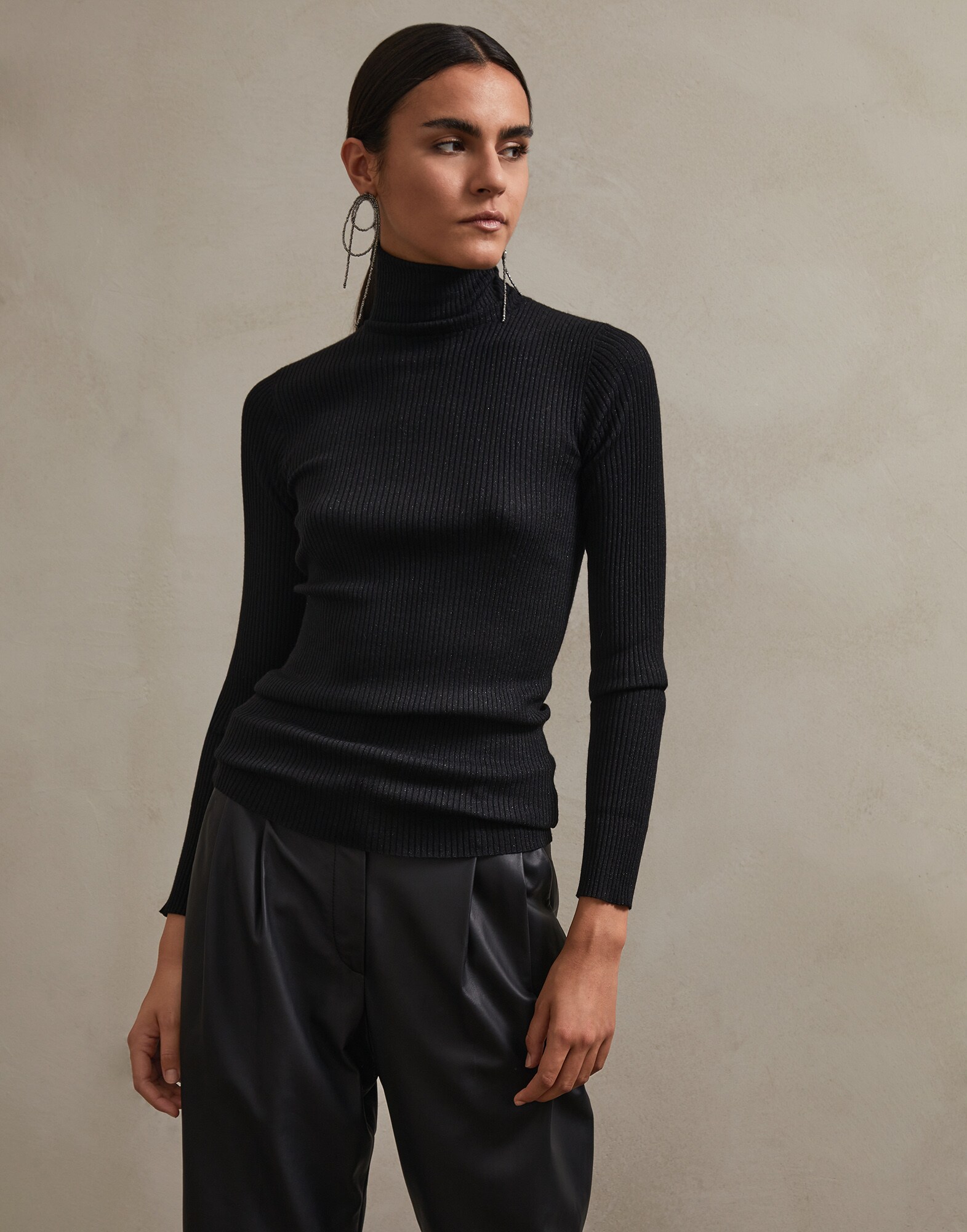 High Neck Sweater - Front