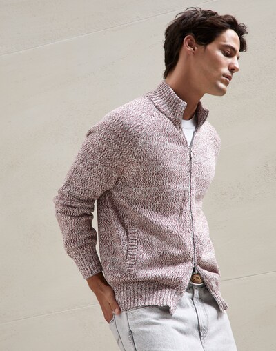Zip-front Cardigan - Front view