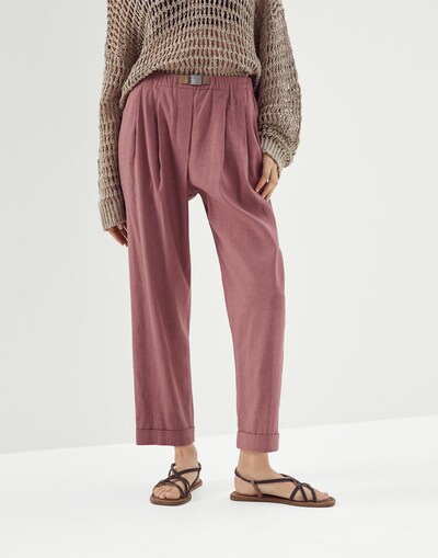 Sartorial track trousers Pink Woman -
                        Brunello Cucinelli
                    