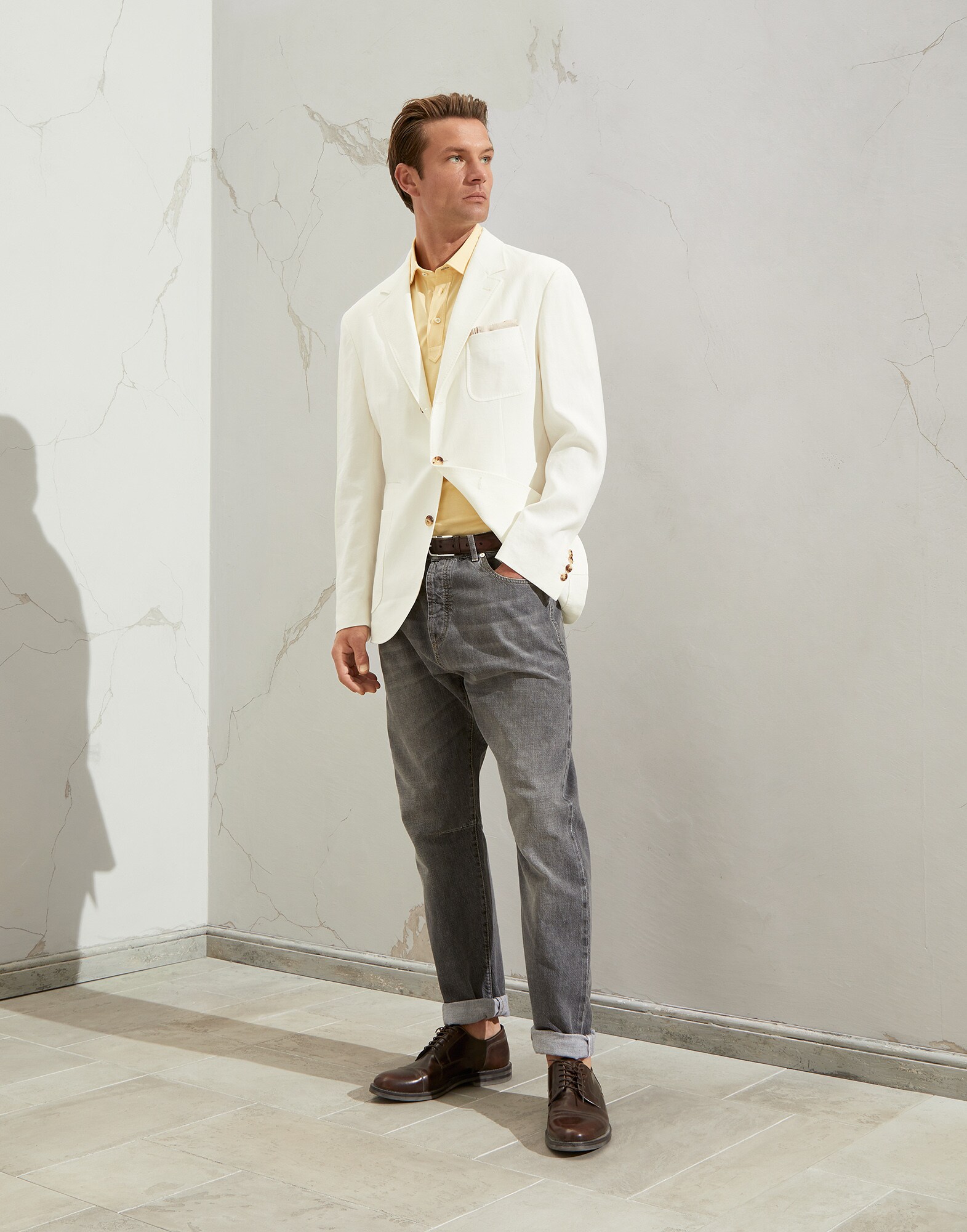 Pantalones Denim - Vista look completo