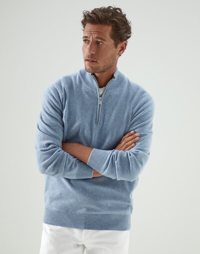 Cashmere sweater Azure Man -
                        Brunello Cucinelli
                    