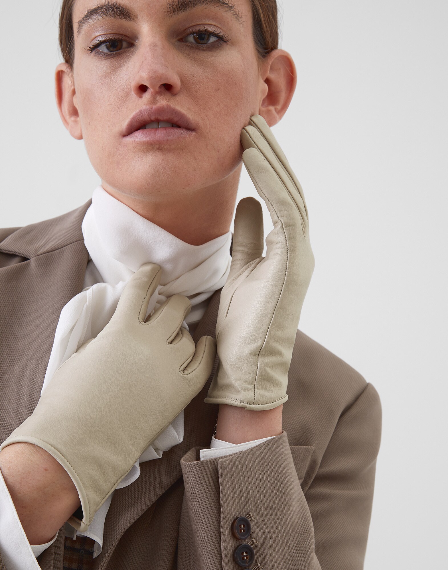 Gloves White Woman 2 - Brunello Cucinelli
