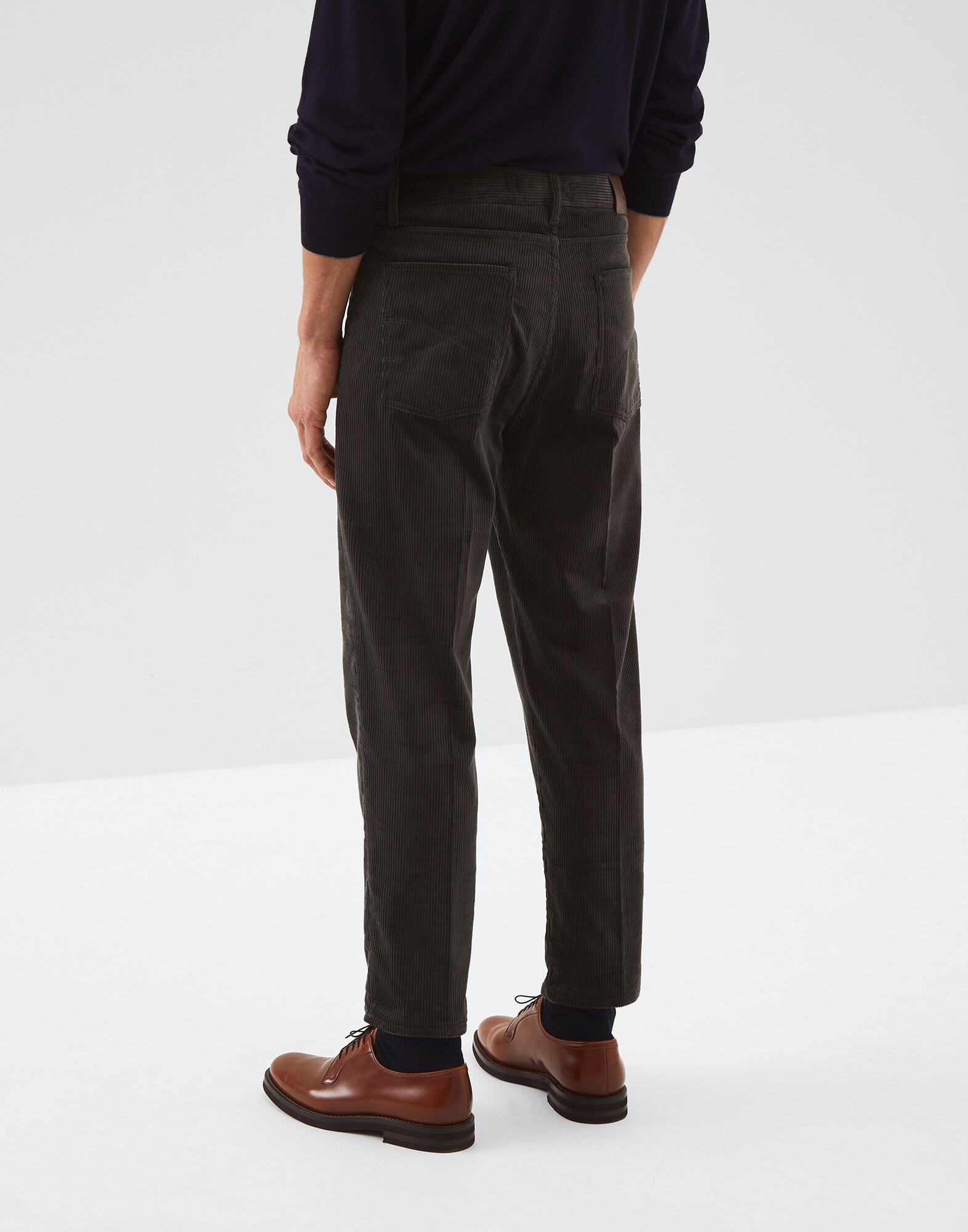 Trousers Dark Grey Man 1 - Brunello Cucinelli
