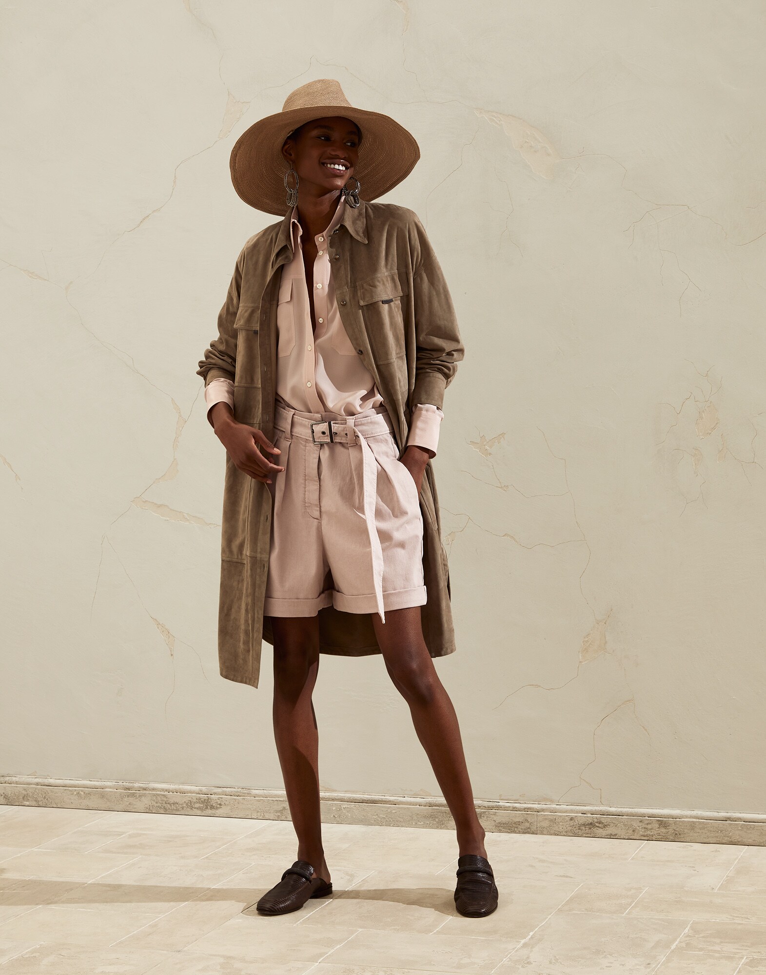 Chemise en Soie - Vue tenue complète