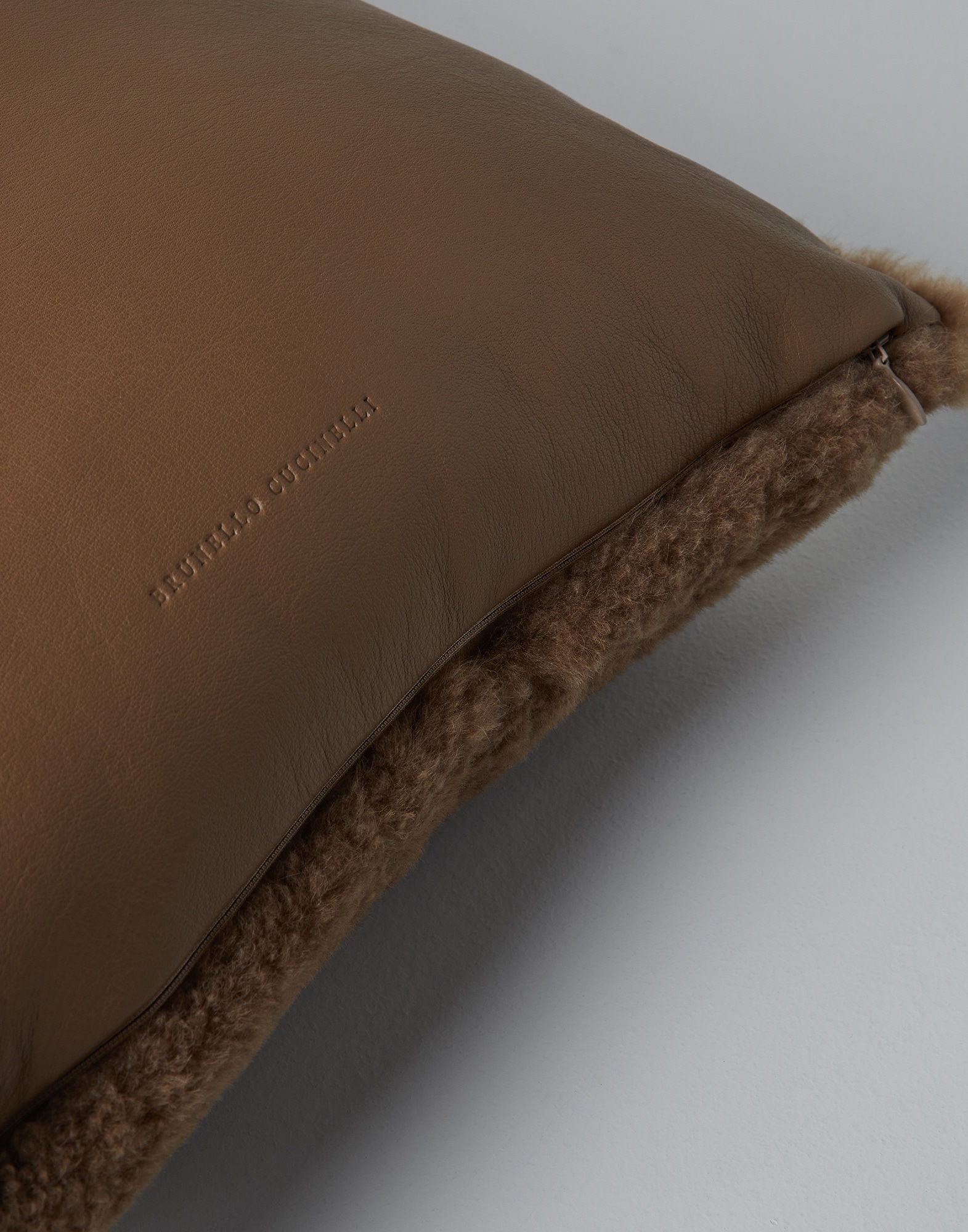 Shearling cushion
                            Brown Lifestyle - Brunello Cucinelli
                        