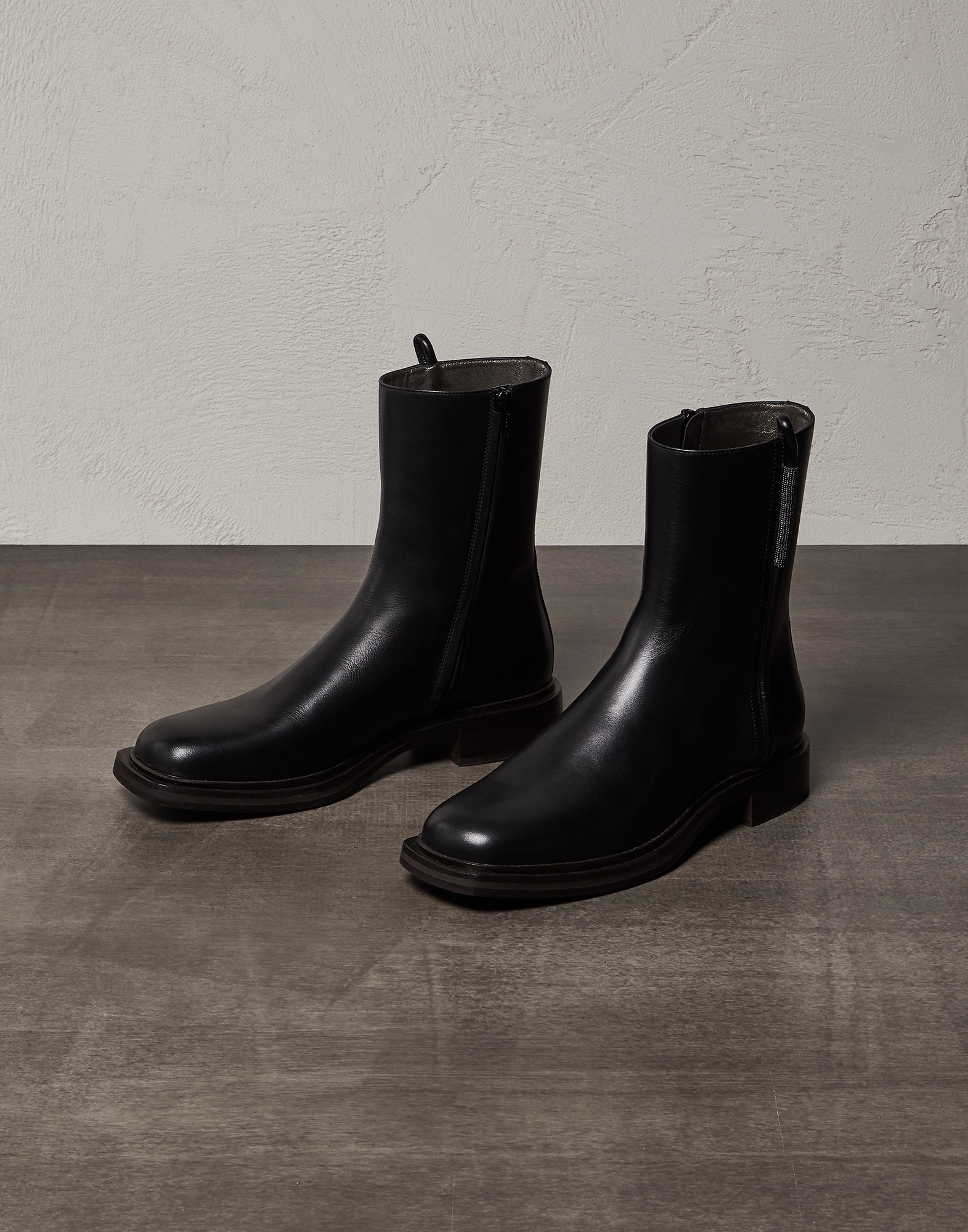 Boots avec Monile Noir Femme - Brunello Cucinelli