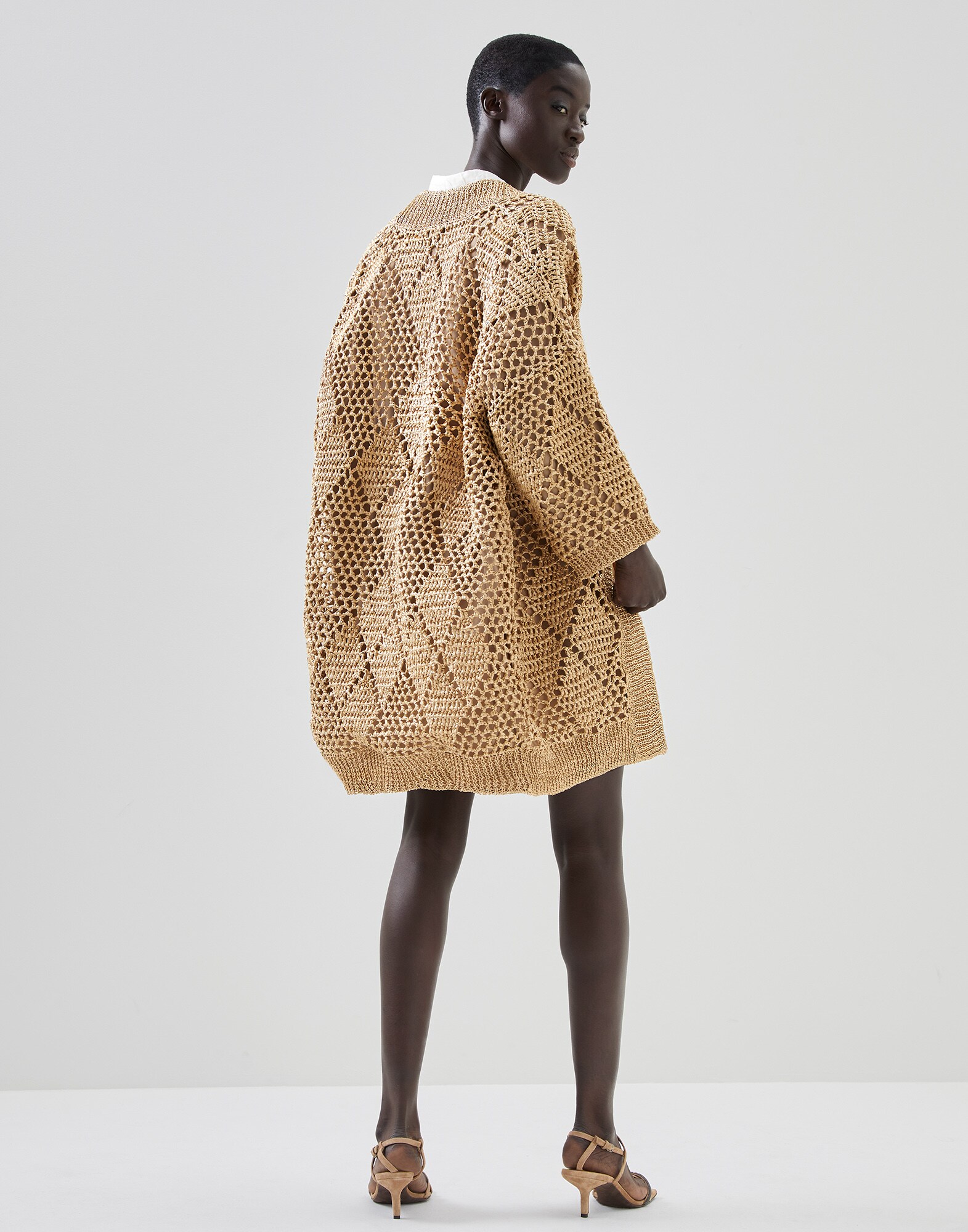 Outerwear-style Cardigan - Back view