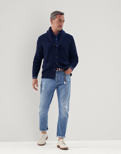Button-front Cardigan - Full look