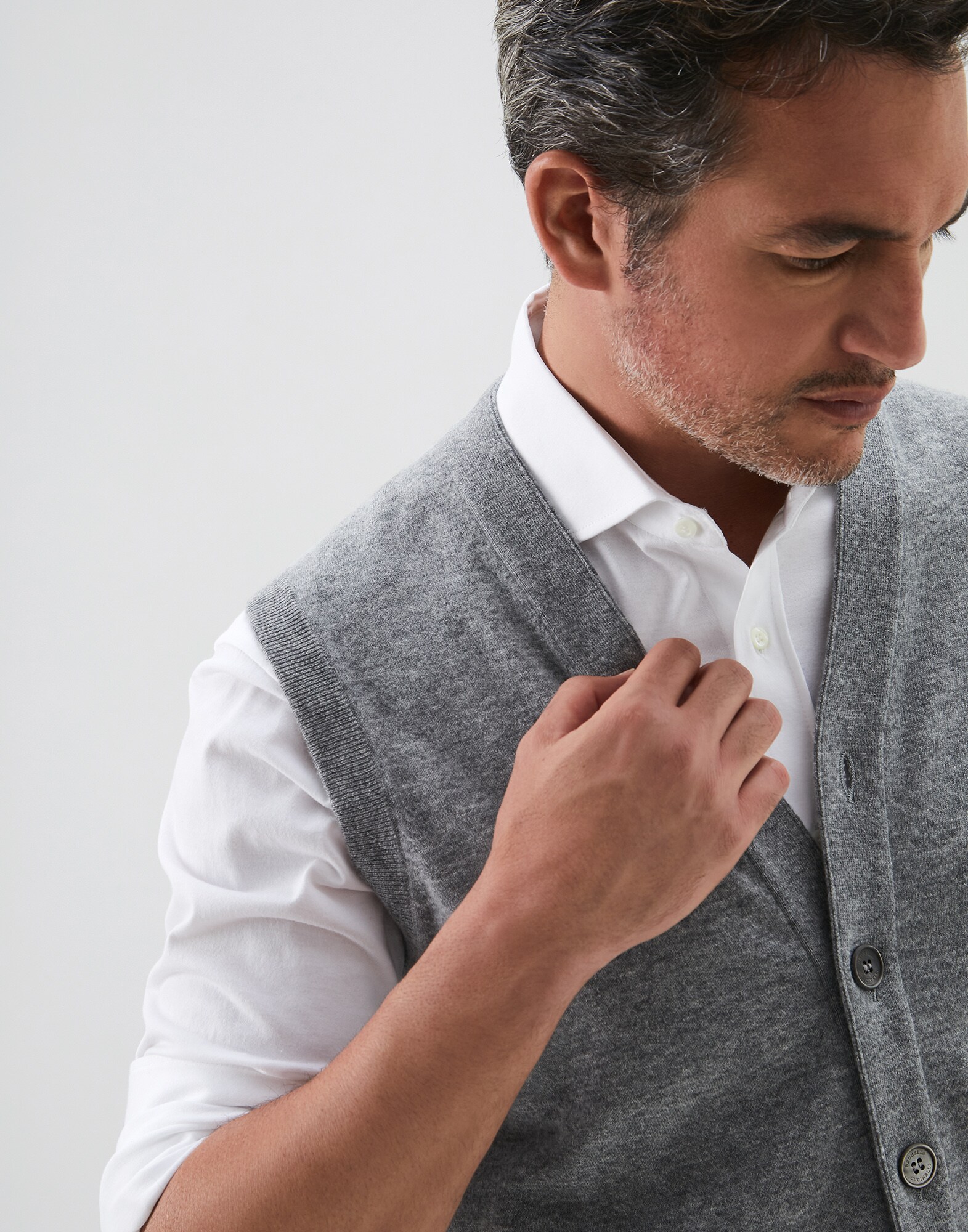 Button-front Cardigan - Detail